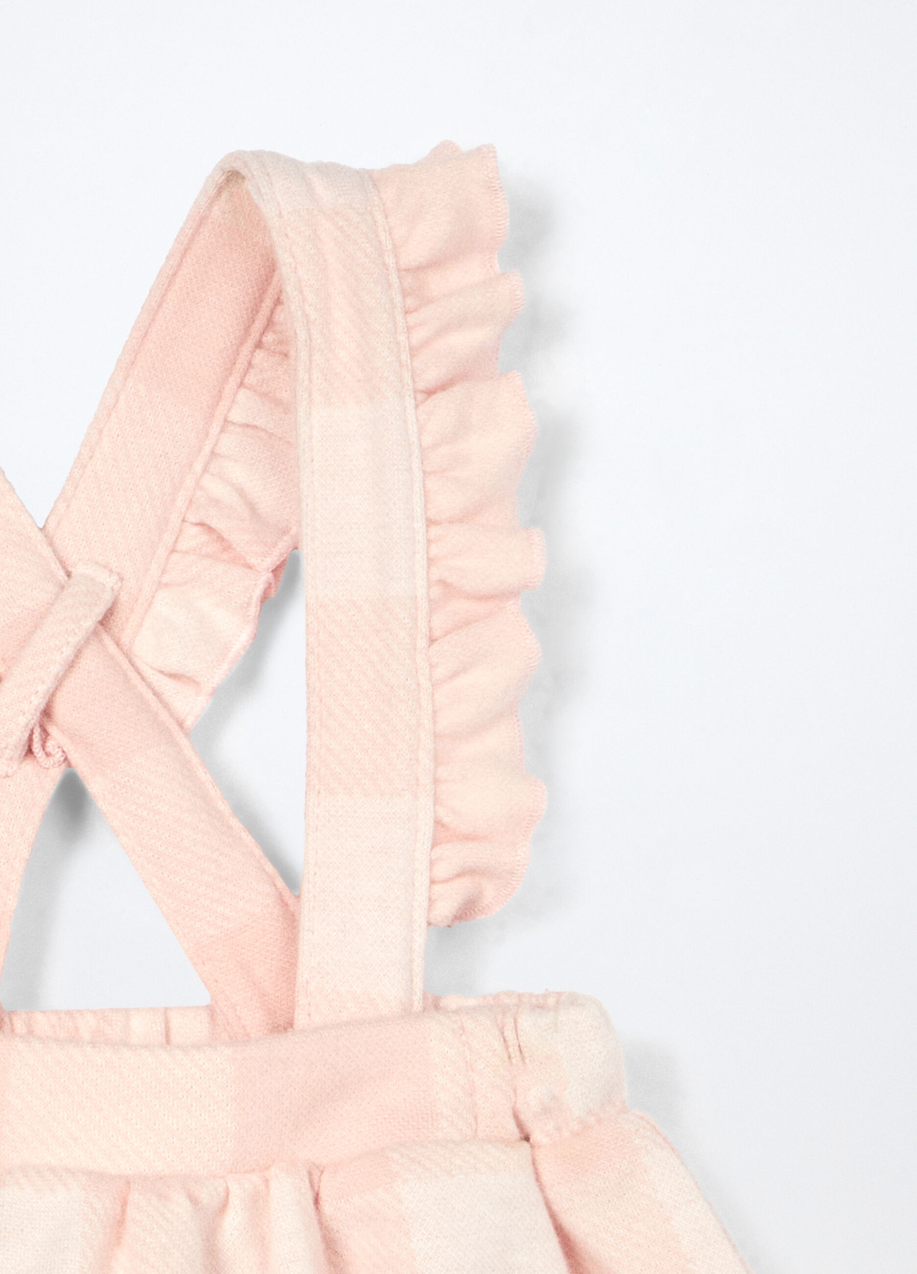 Set body + salopette in interlock di puro cotone neonata_3