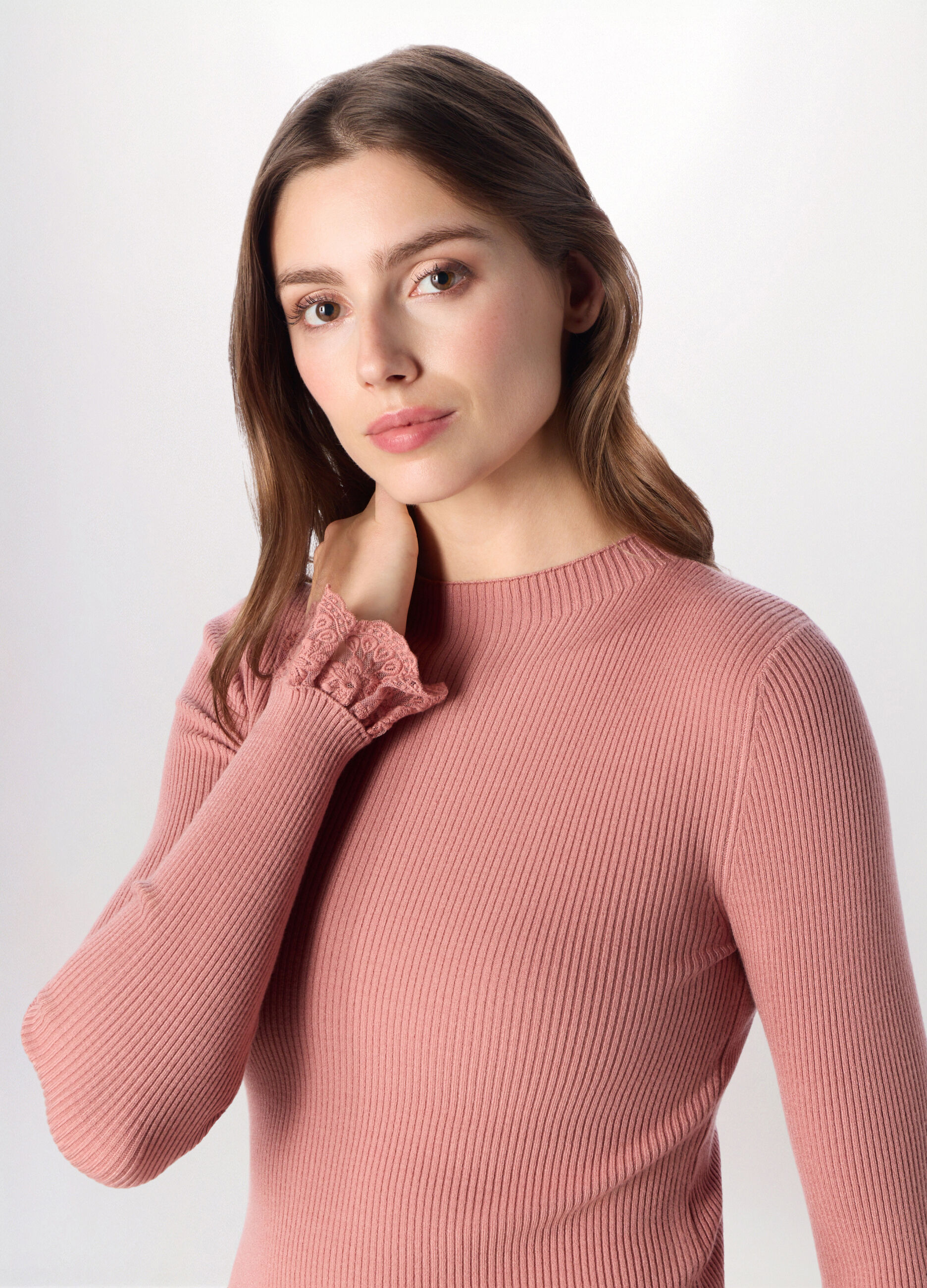 Tricot in costina misto viscosa donna_2