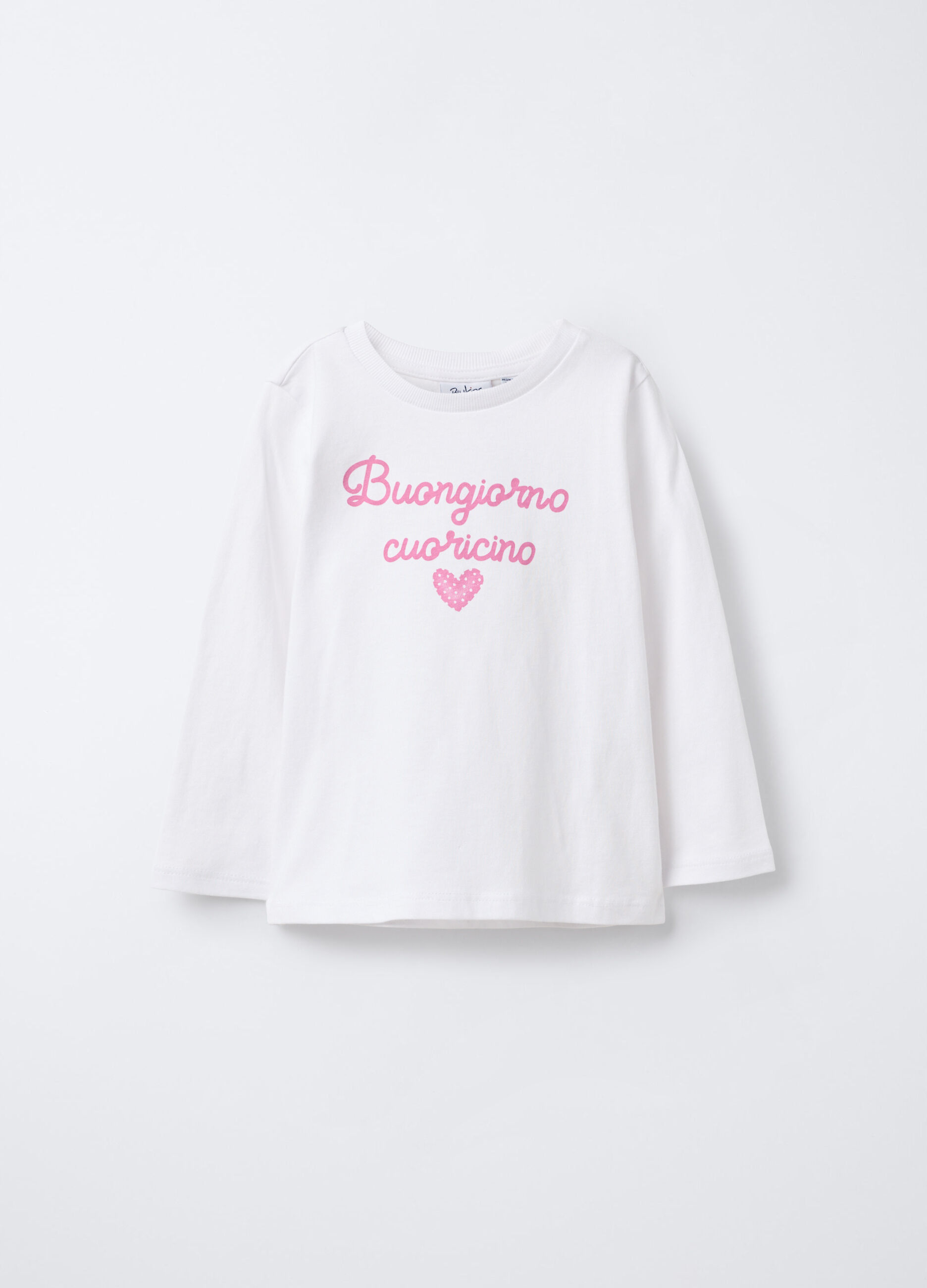T-shirt Fit Slim in jersey di puro cotone bimba_0