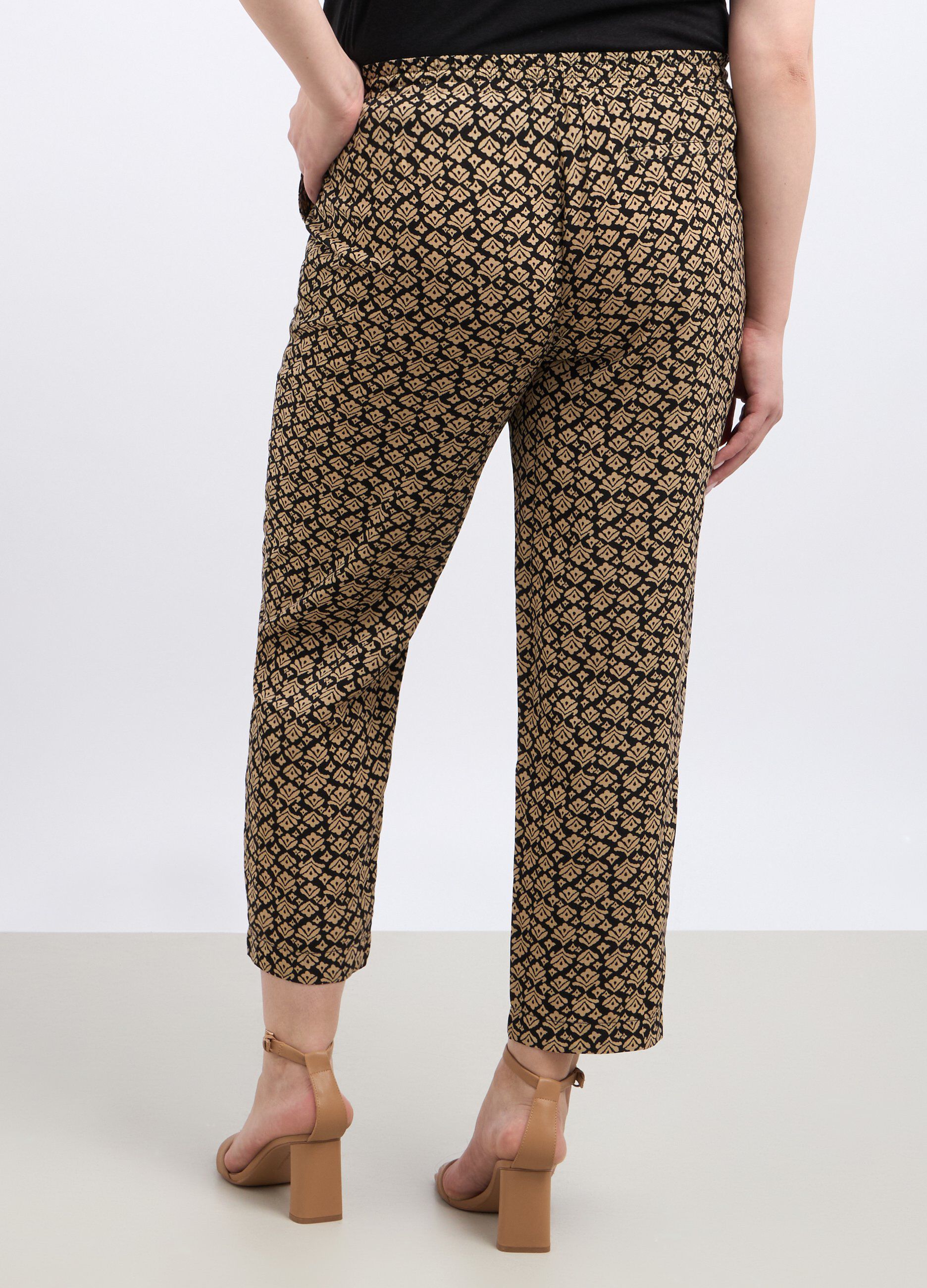 Pantaloni con stampa donna curvy_1