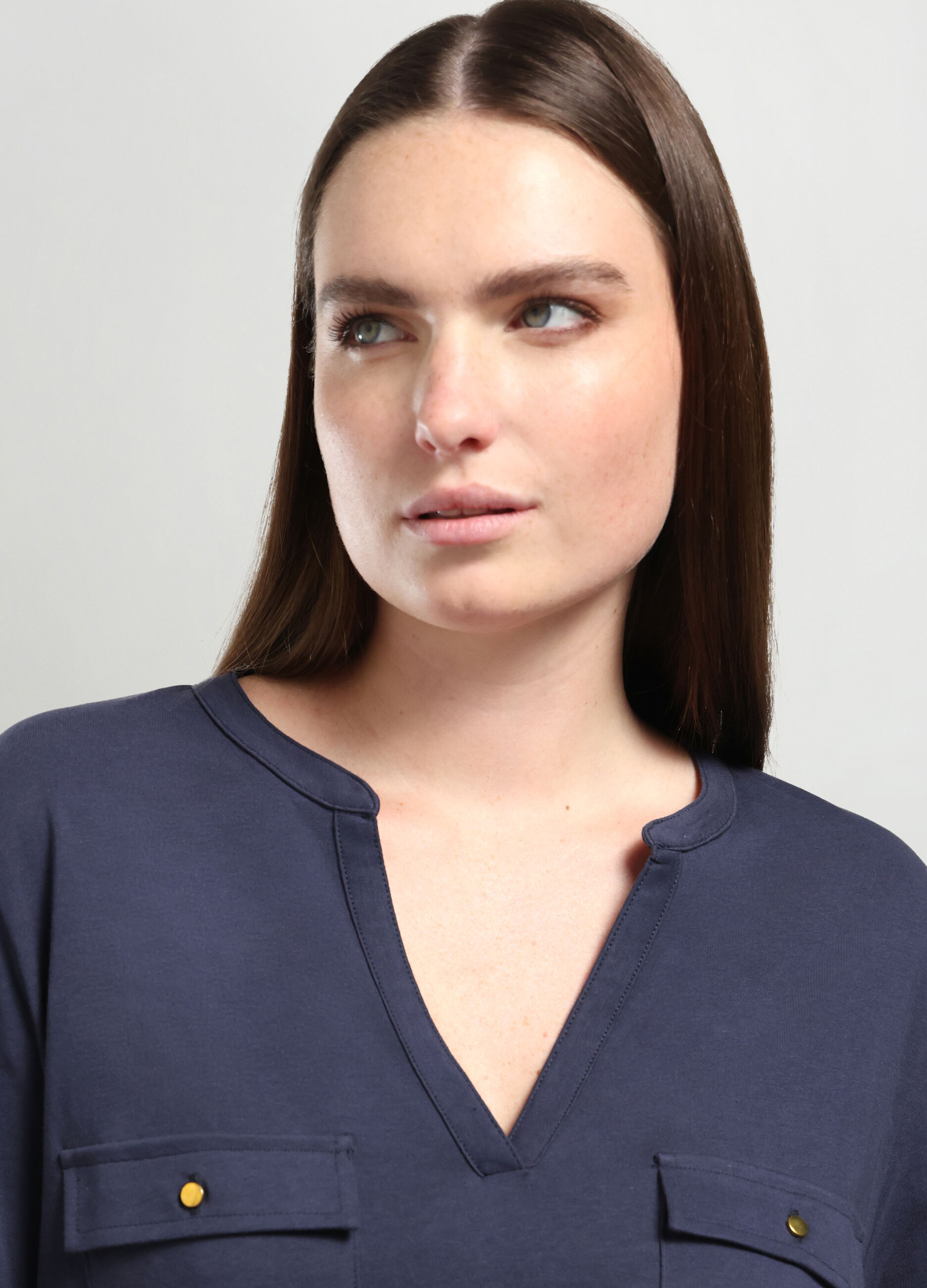 T-shirt in puro cotone donna curvy_2