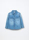 Camicia in denim di puro cotone bambino_0