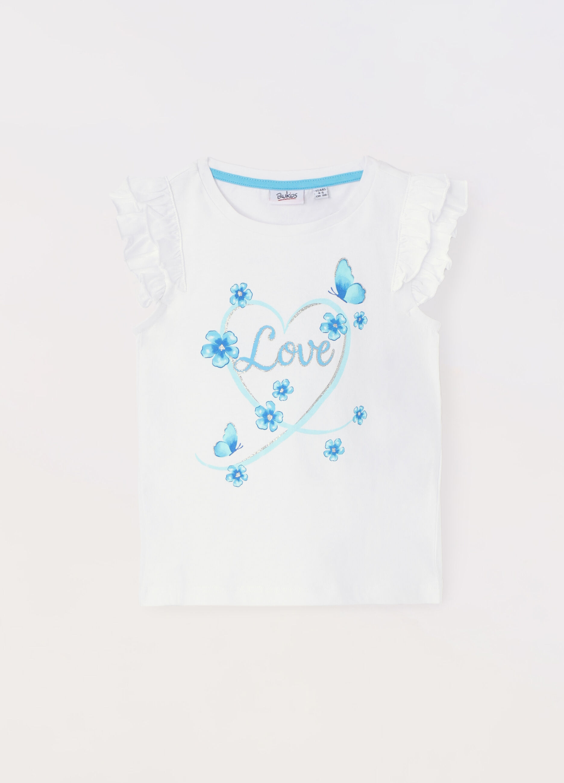 T-shirt in jersey di puro cotone bambina_0