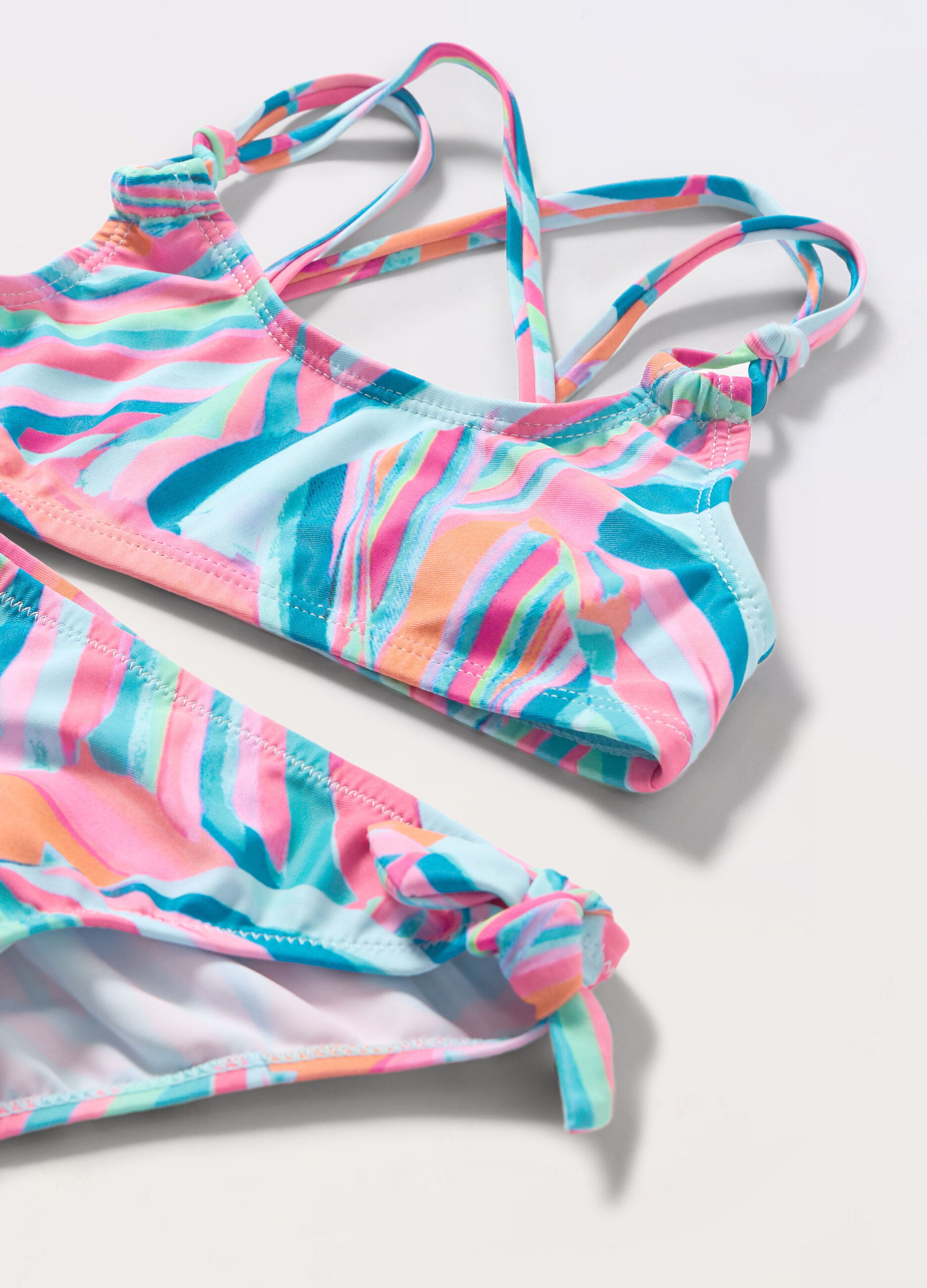 Bikini con stampa bambina_1