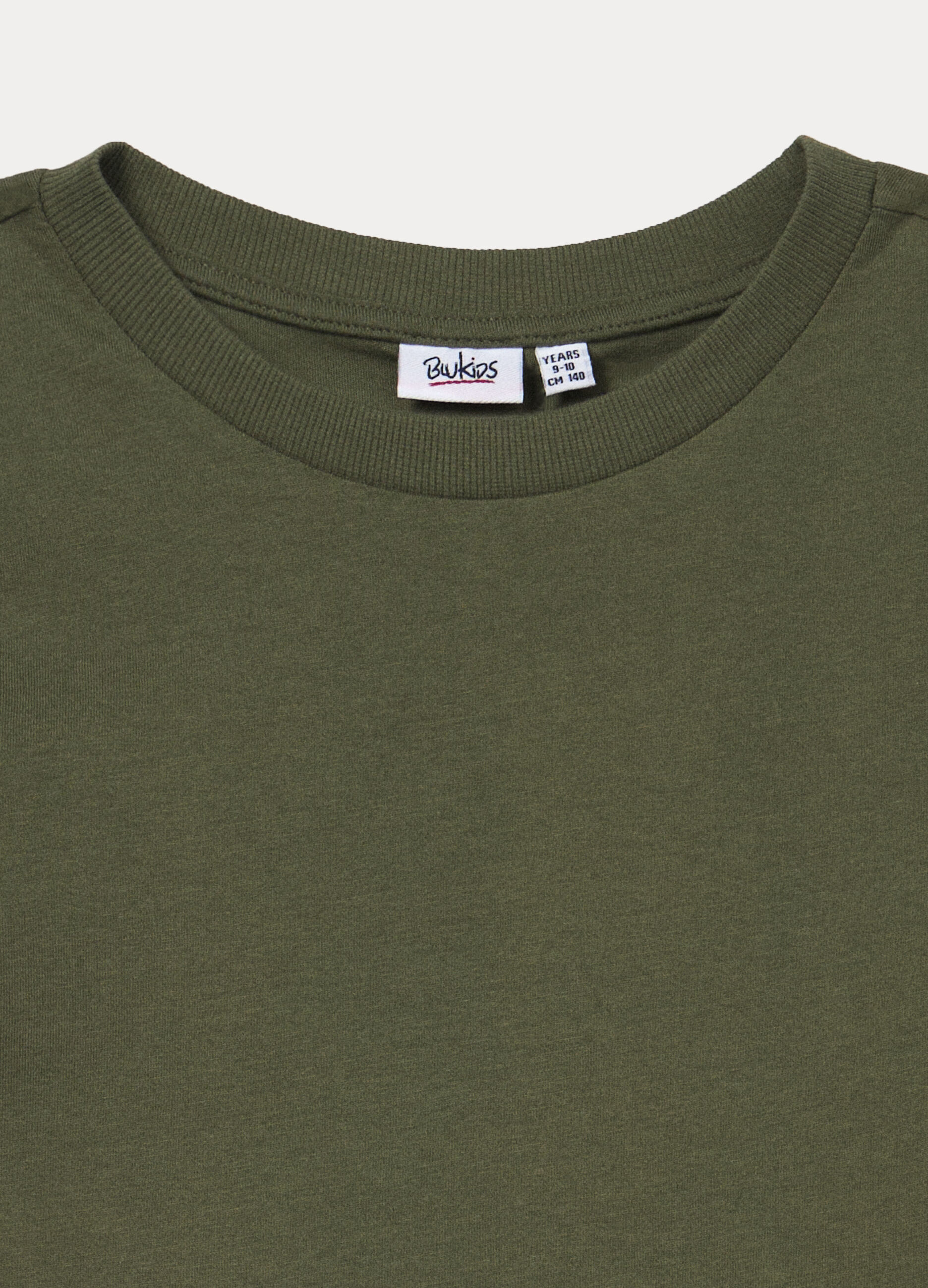T-shirt girocollo in jersey di puro cotone ragazzo_2