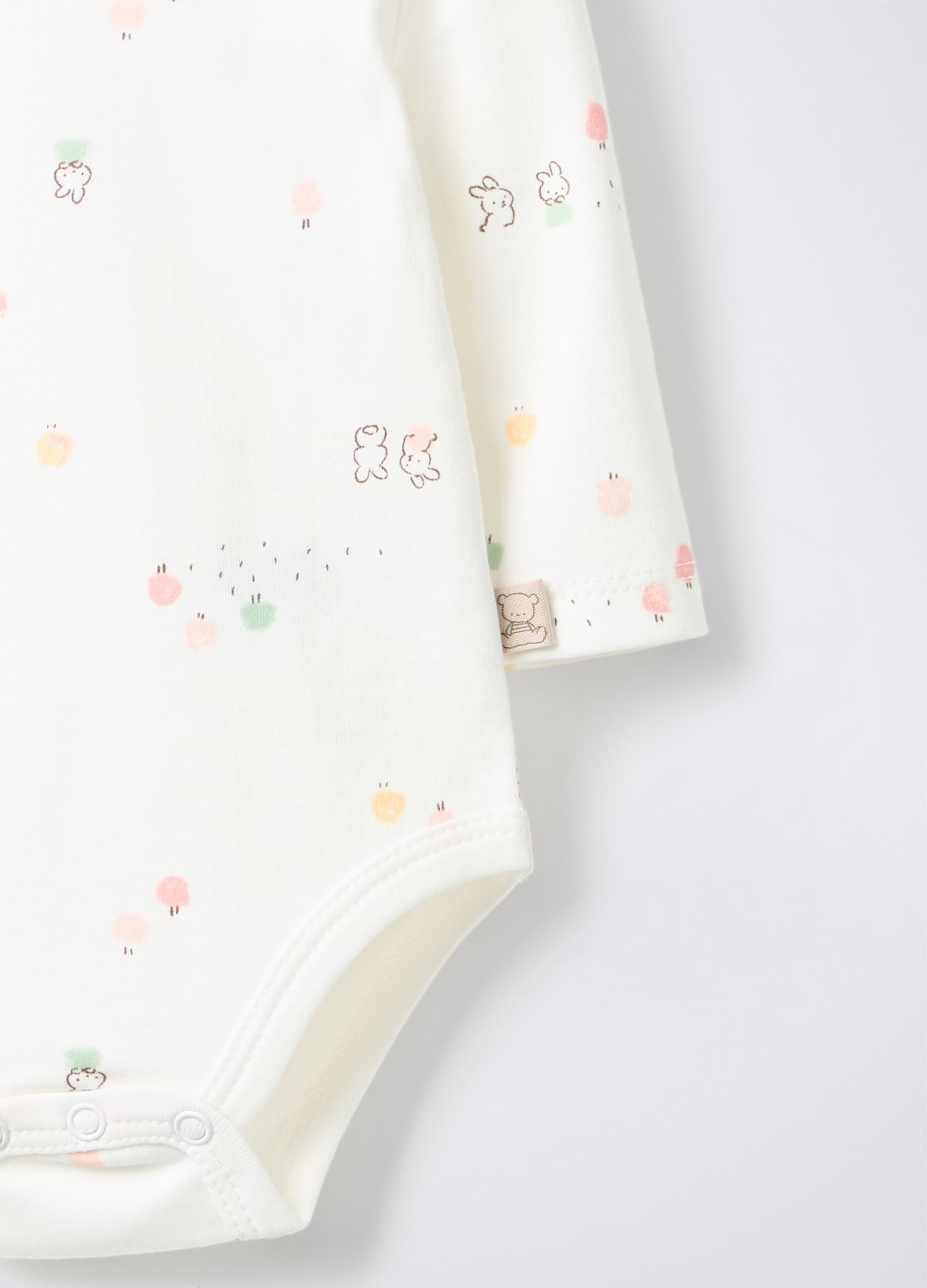 Pack 2 body in interlock di puro cotone neonata_3