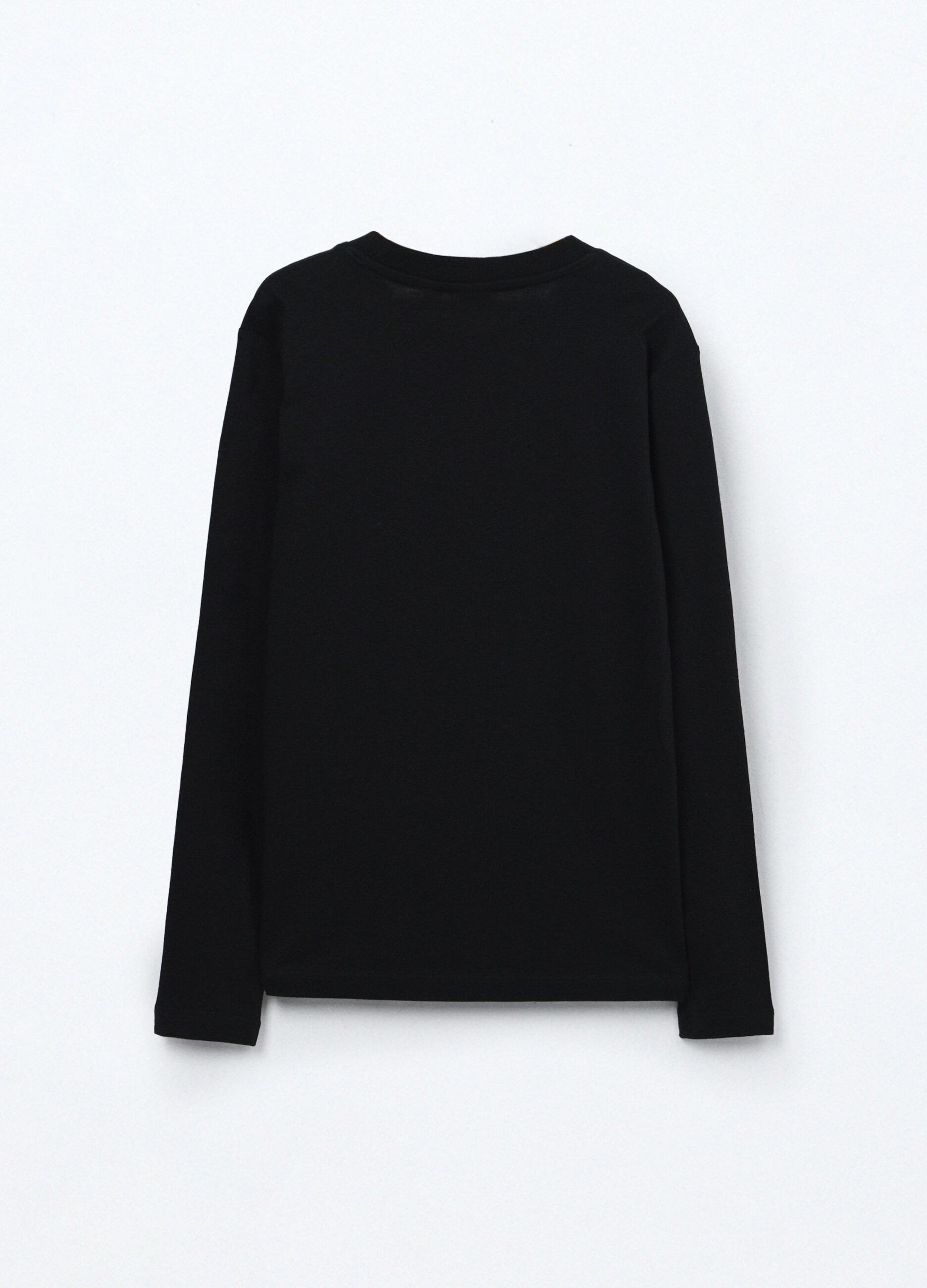 T-shirt a maniche lunghe in puro cotone jersey ragazzo_1