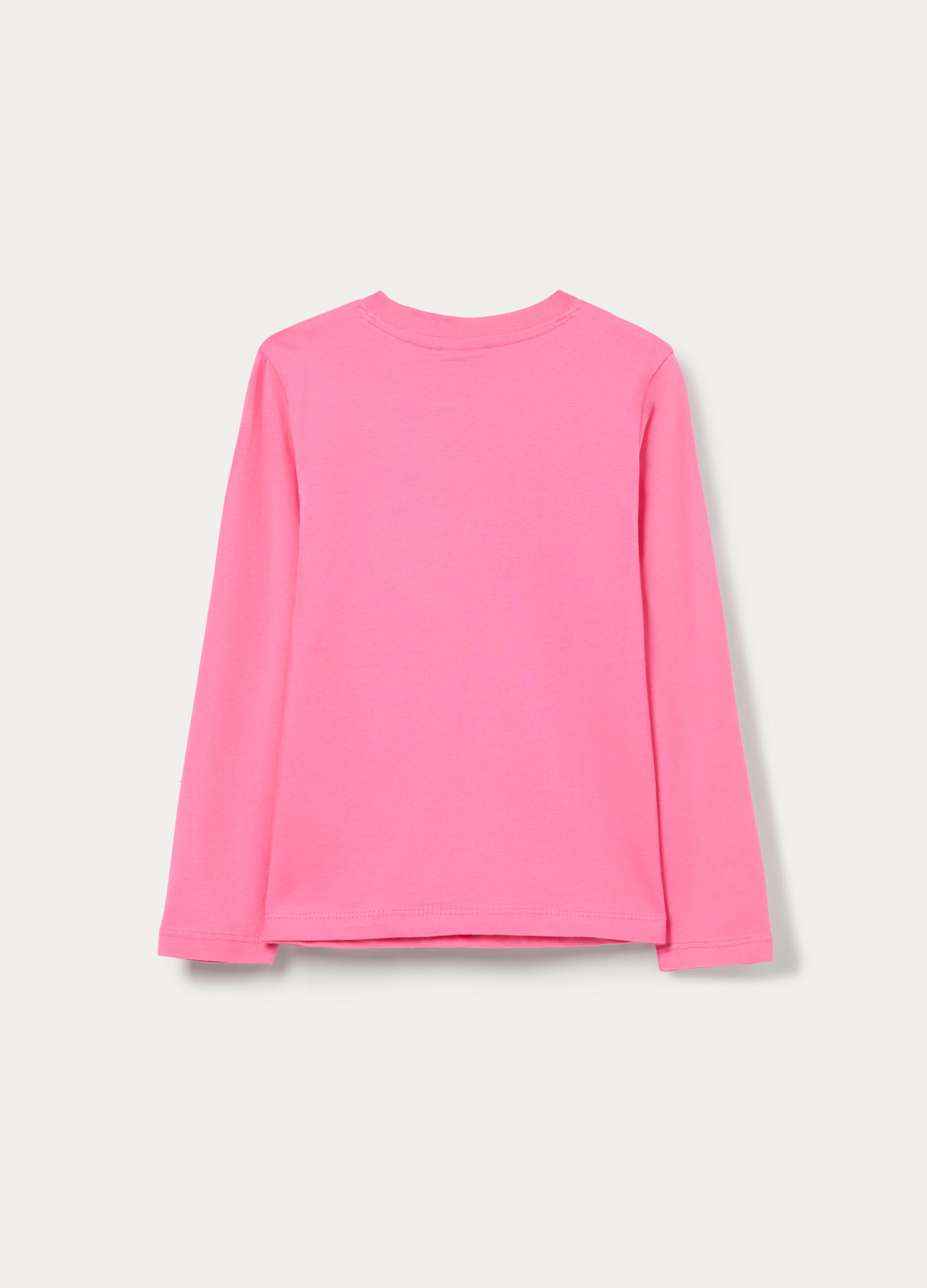 T-shirt in jersey di puro cotone bambina_1