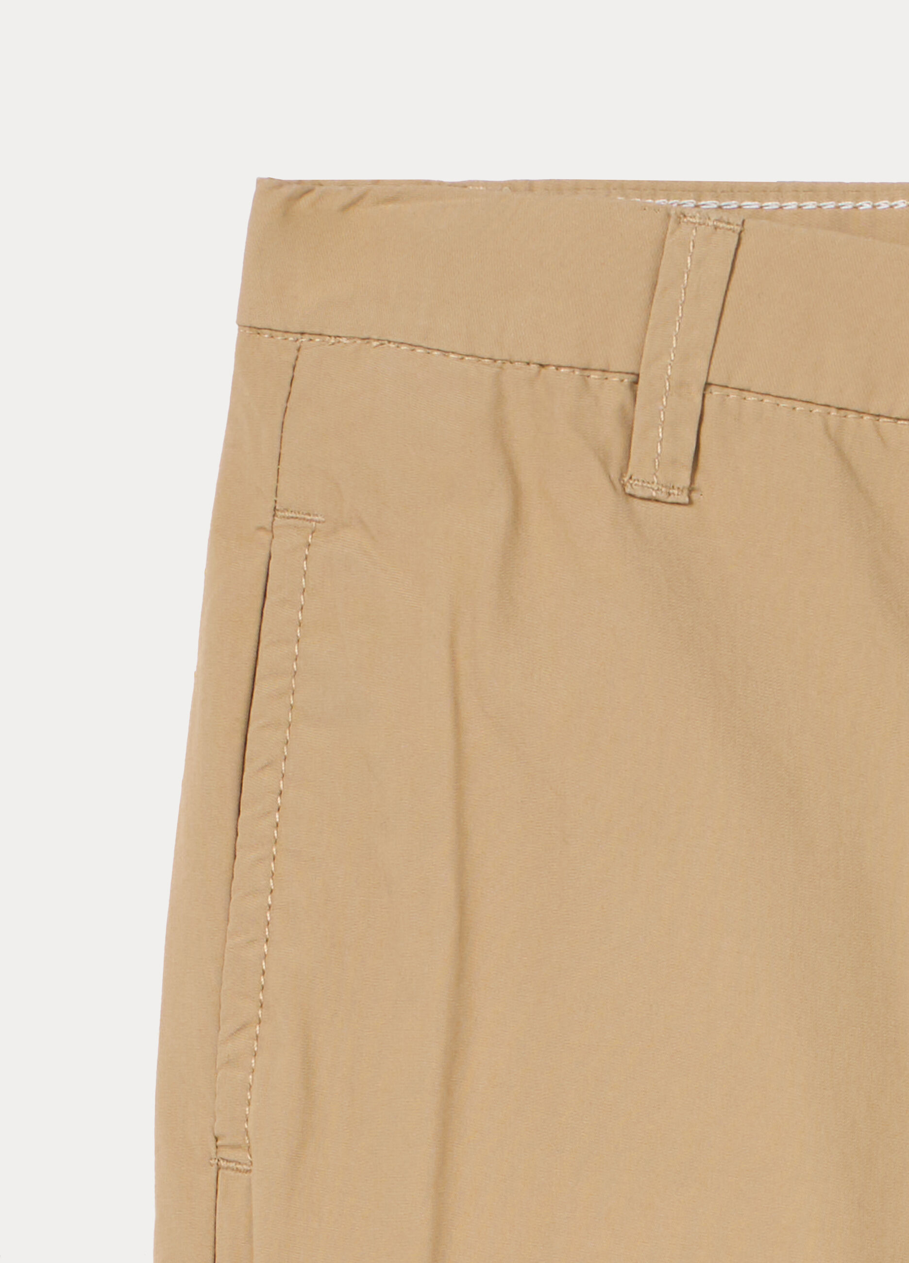 Pantaloni chino regular fit in puro cotone bambino_2