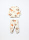 Jogging set in puro cotone fleece neonato_0