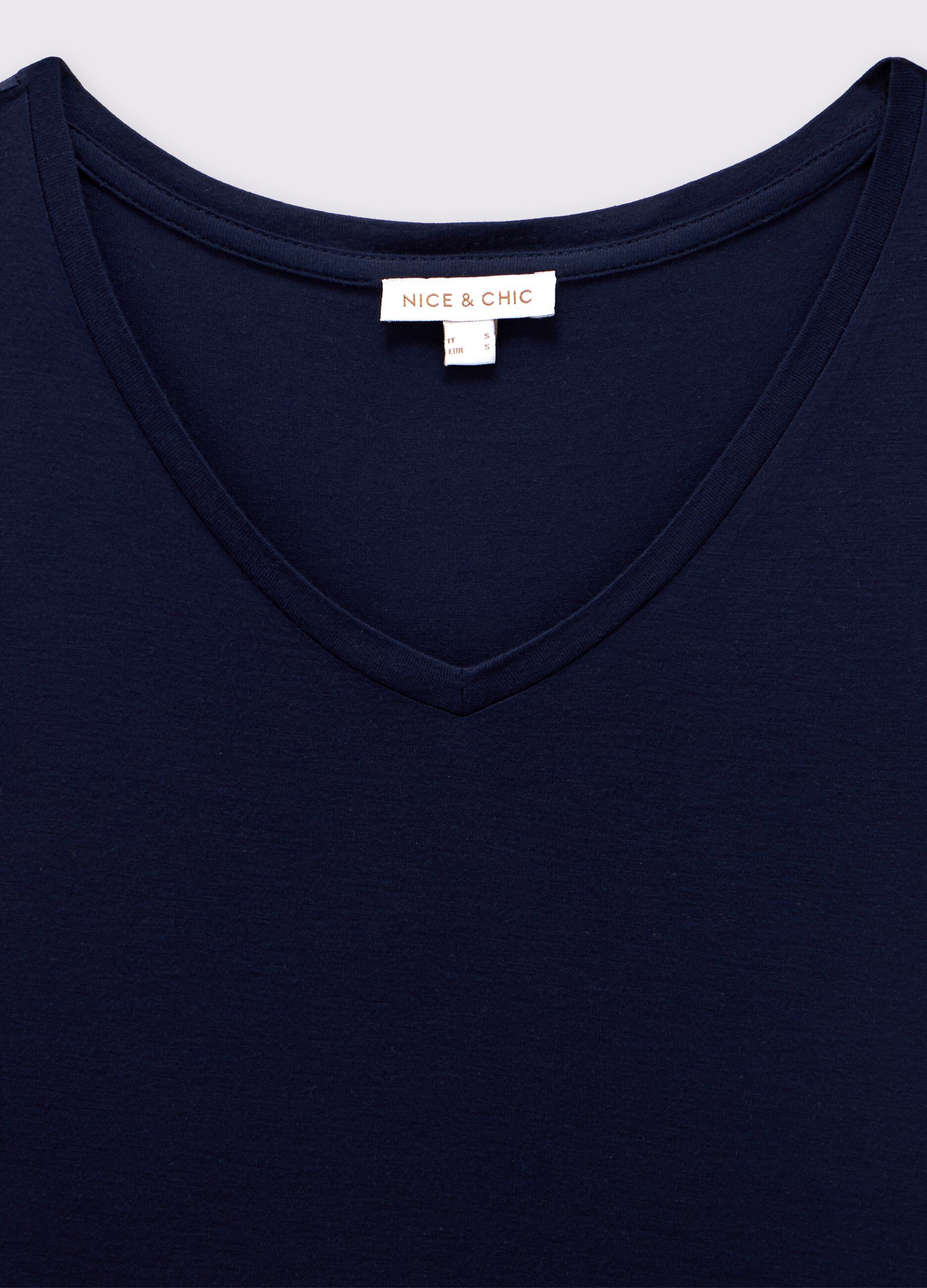 T-shirt in pura viscosa donna_1