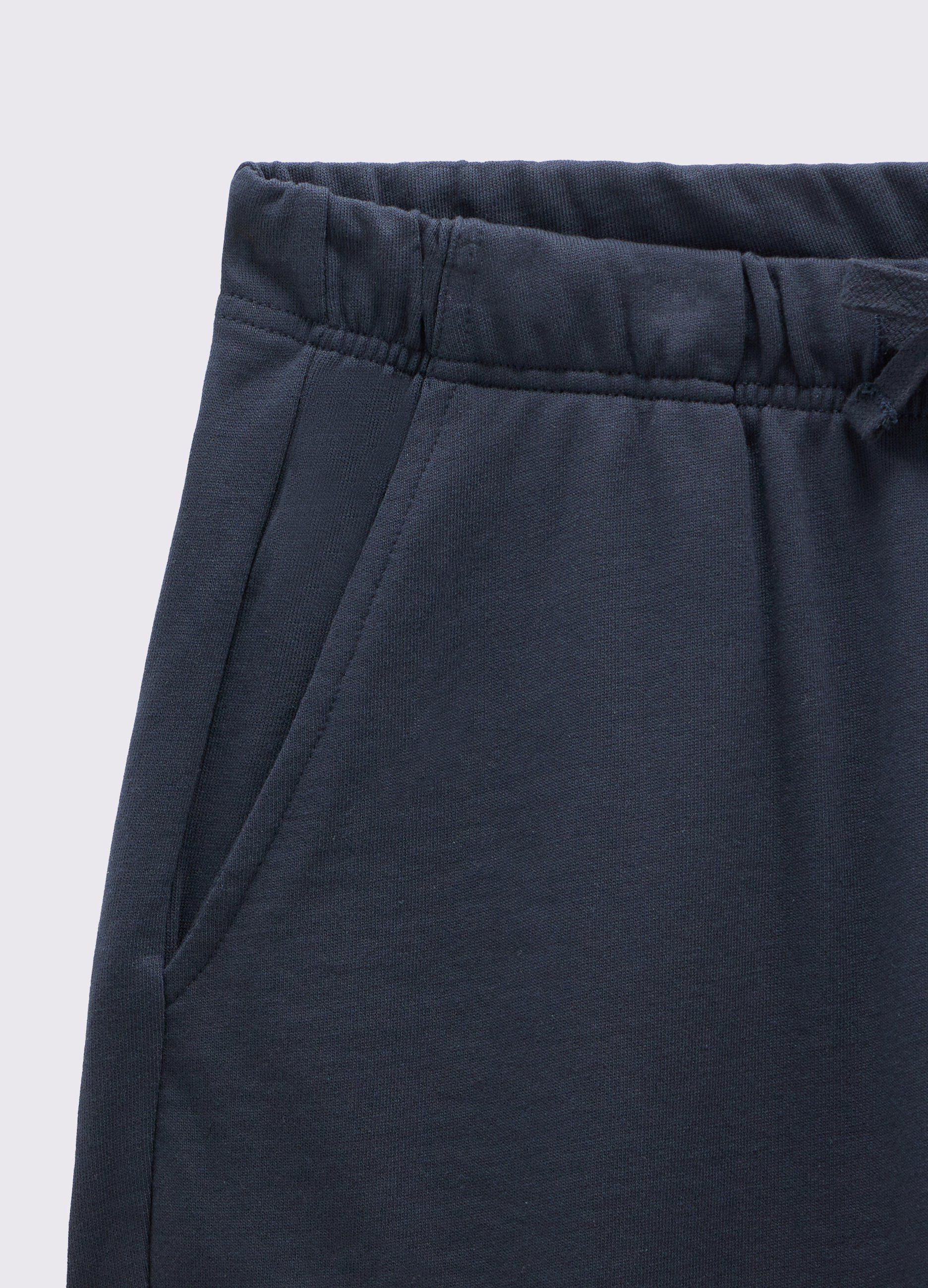 Pantaloni lunghi pigiama in puro cotone uomo_1