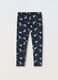 Leggings in cotone stretch bambina_0