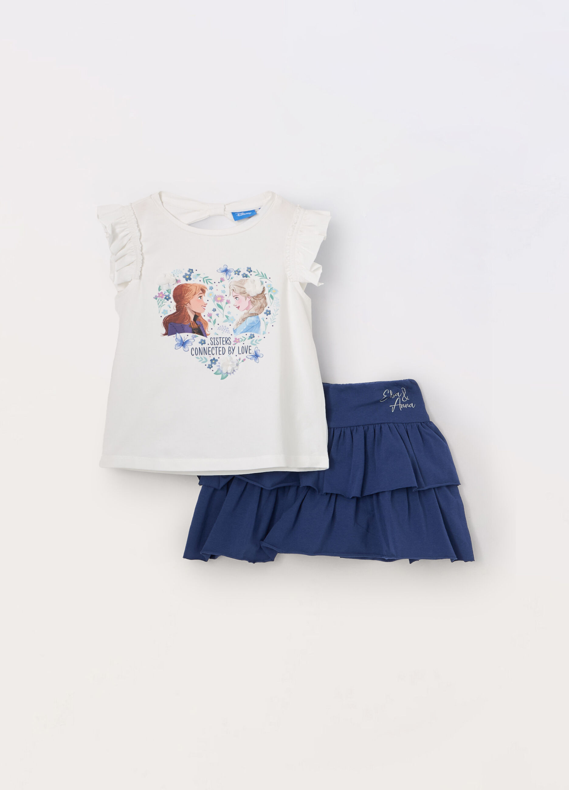 Jogging set Frozen in cotone stretch bambina_0