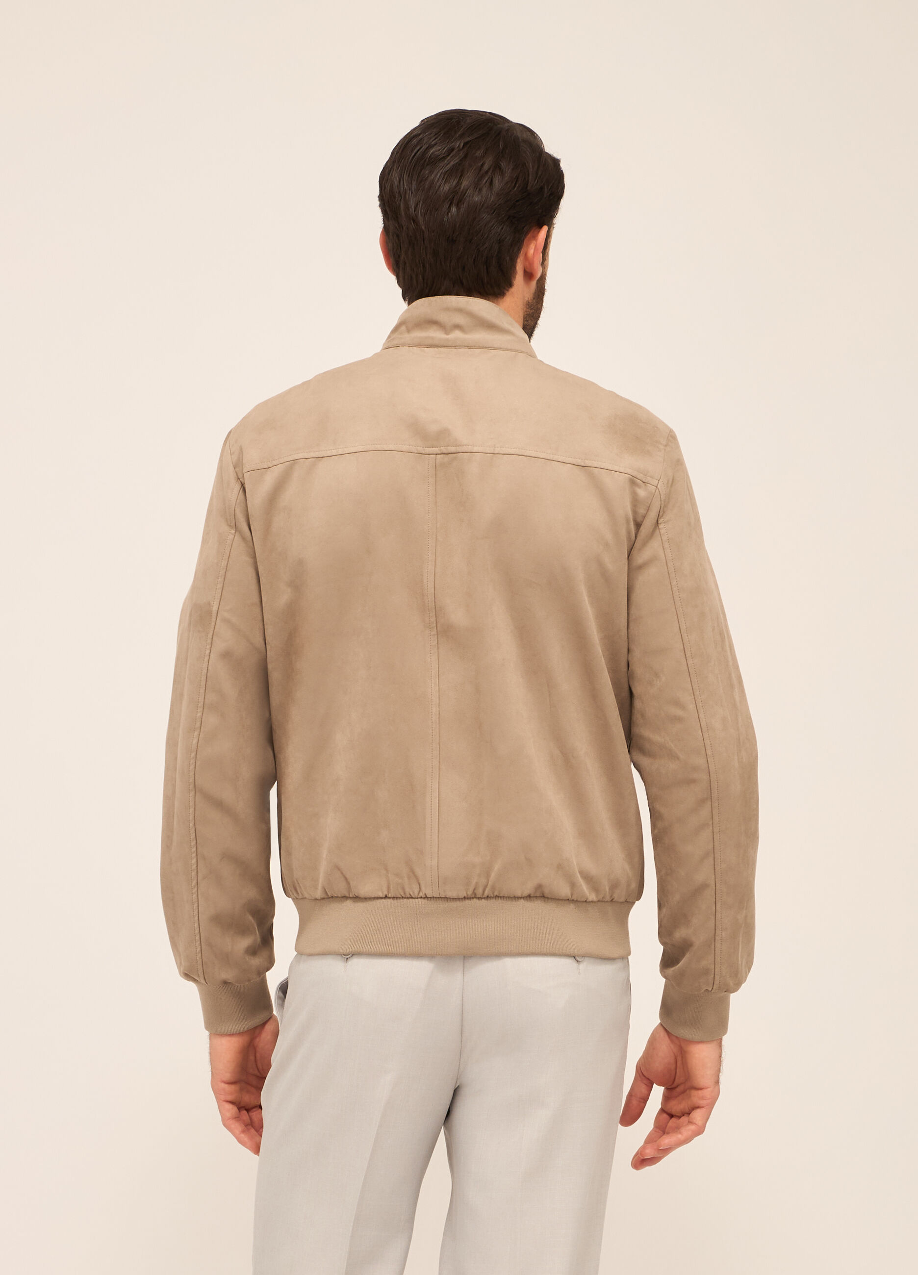 Bomber in ECOpelle scamosciata uomo_1