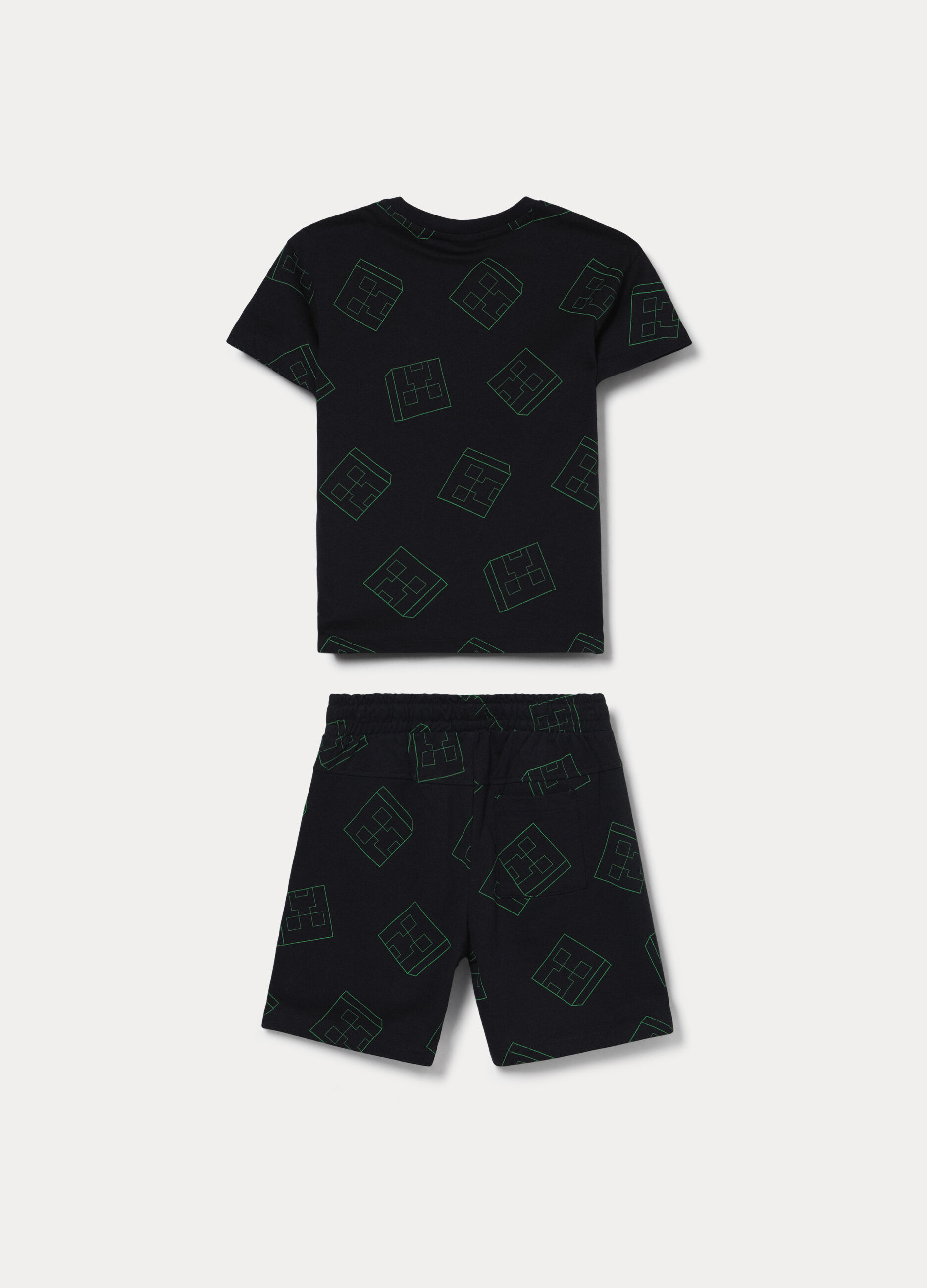 Jogging set Minecraft in jersey di puro cotone bambino_1