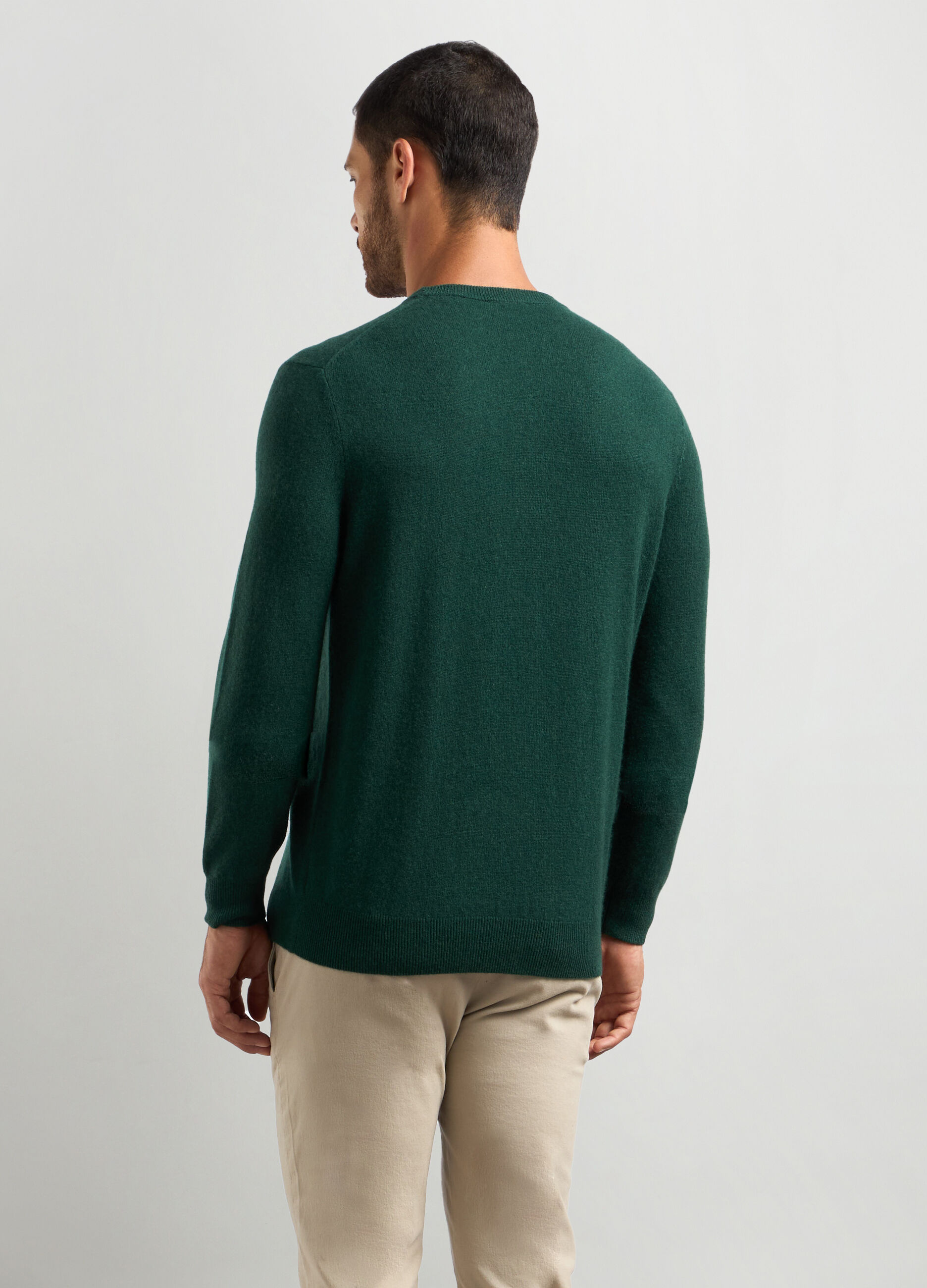 Maglione girocollo in puro cashmere uomo_1
