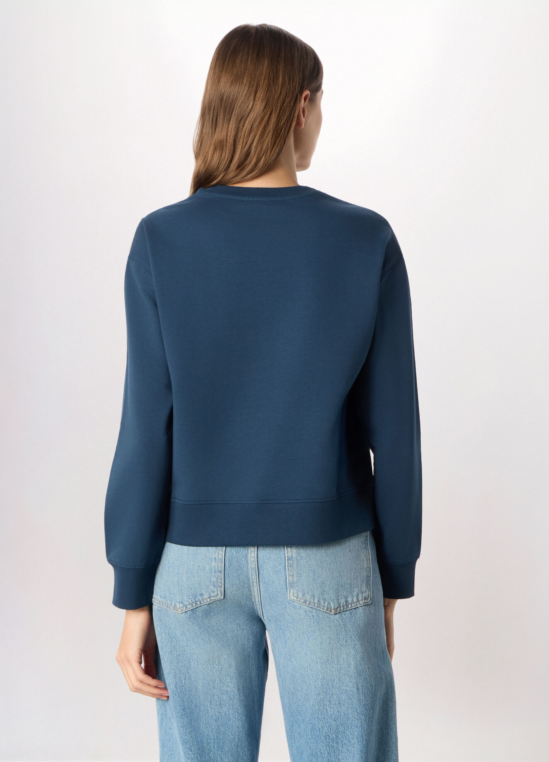 Felpa in cotone stretch Holistic fitness donna_1