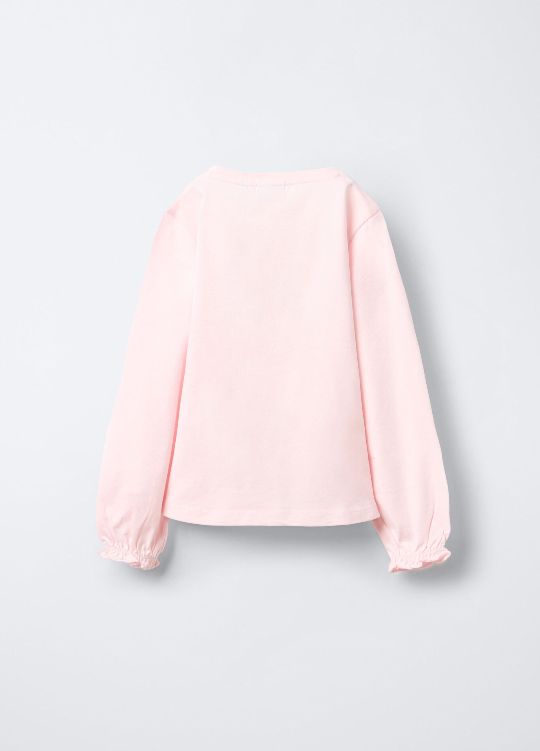 T-shirt in jersey di puro cotone bambina_1