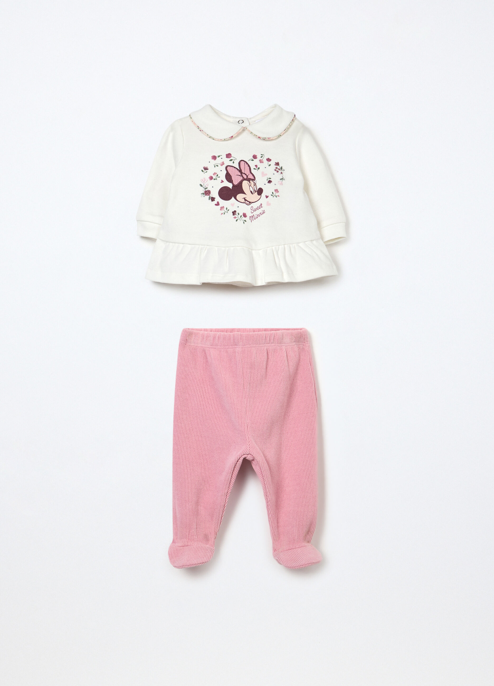 Set in interlock di puro cotone neonata_0