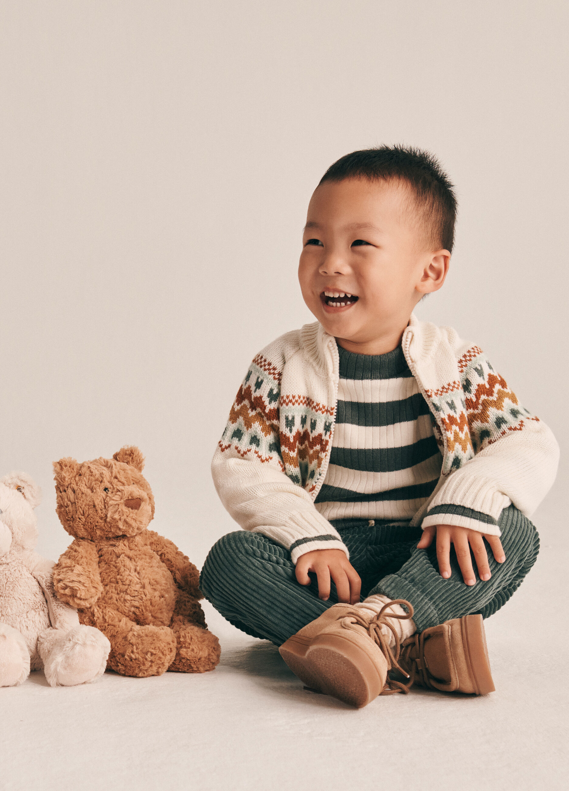 Pantaloni in velluto a coste neonato _0