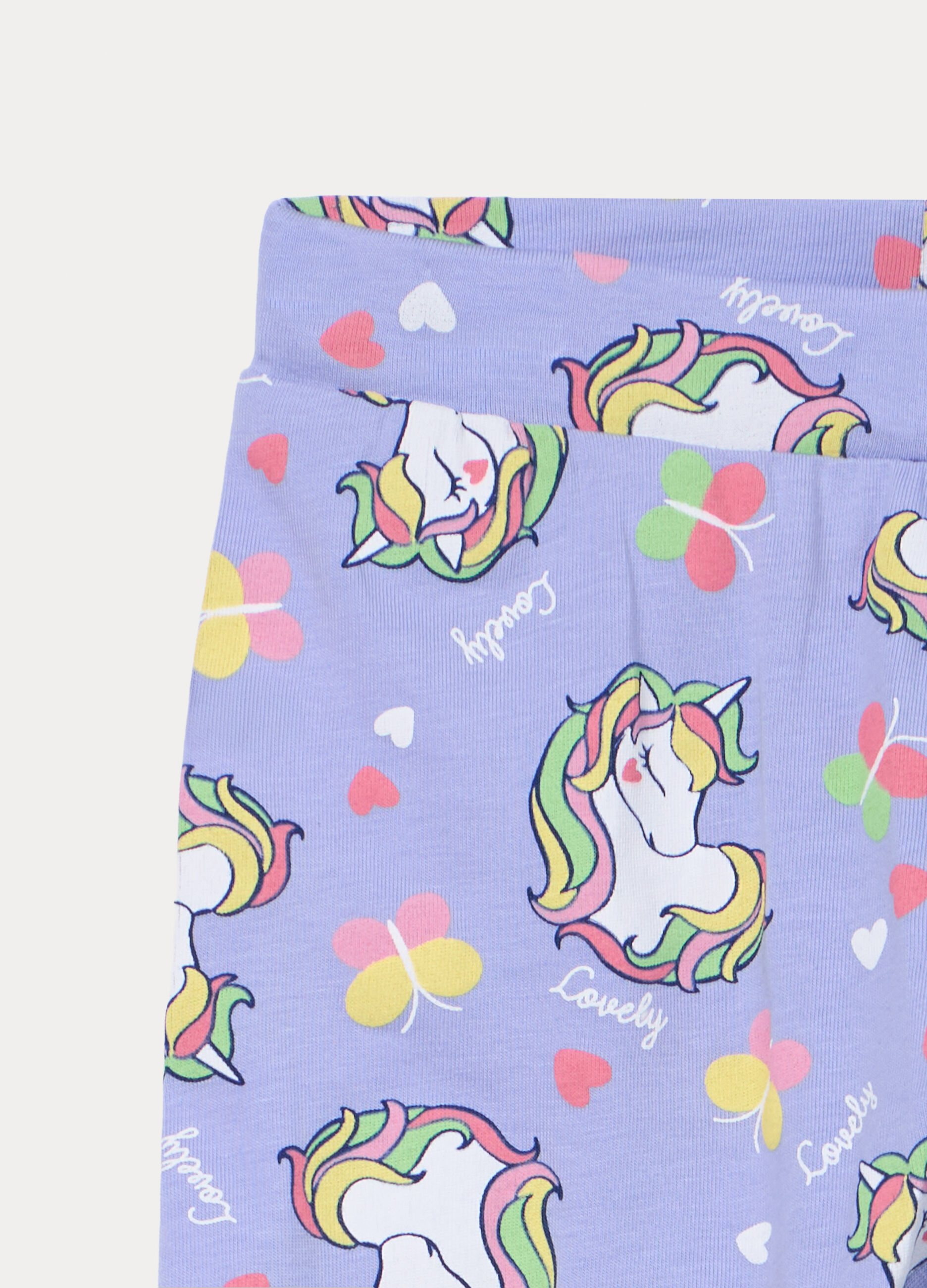 Leggings capri in jersey di cotone stretch bambina_2