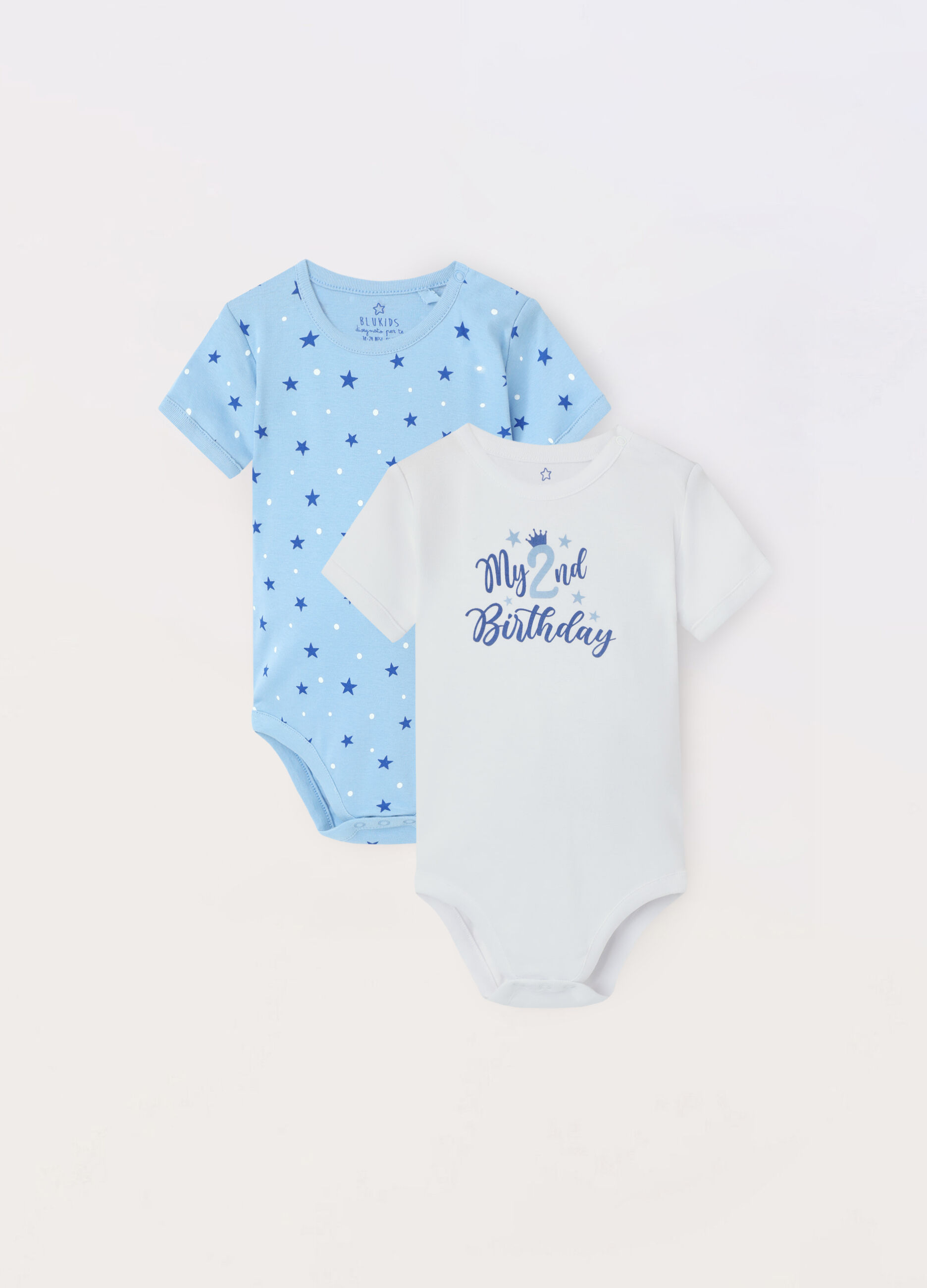 Pack 2 body in puro cotone neonato_0