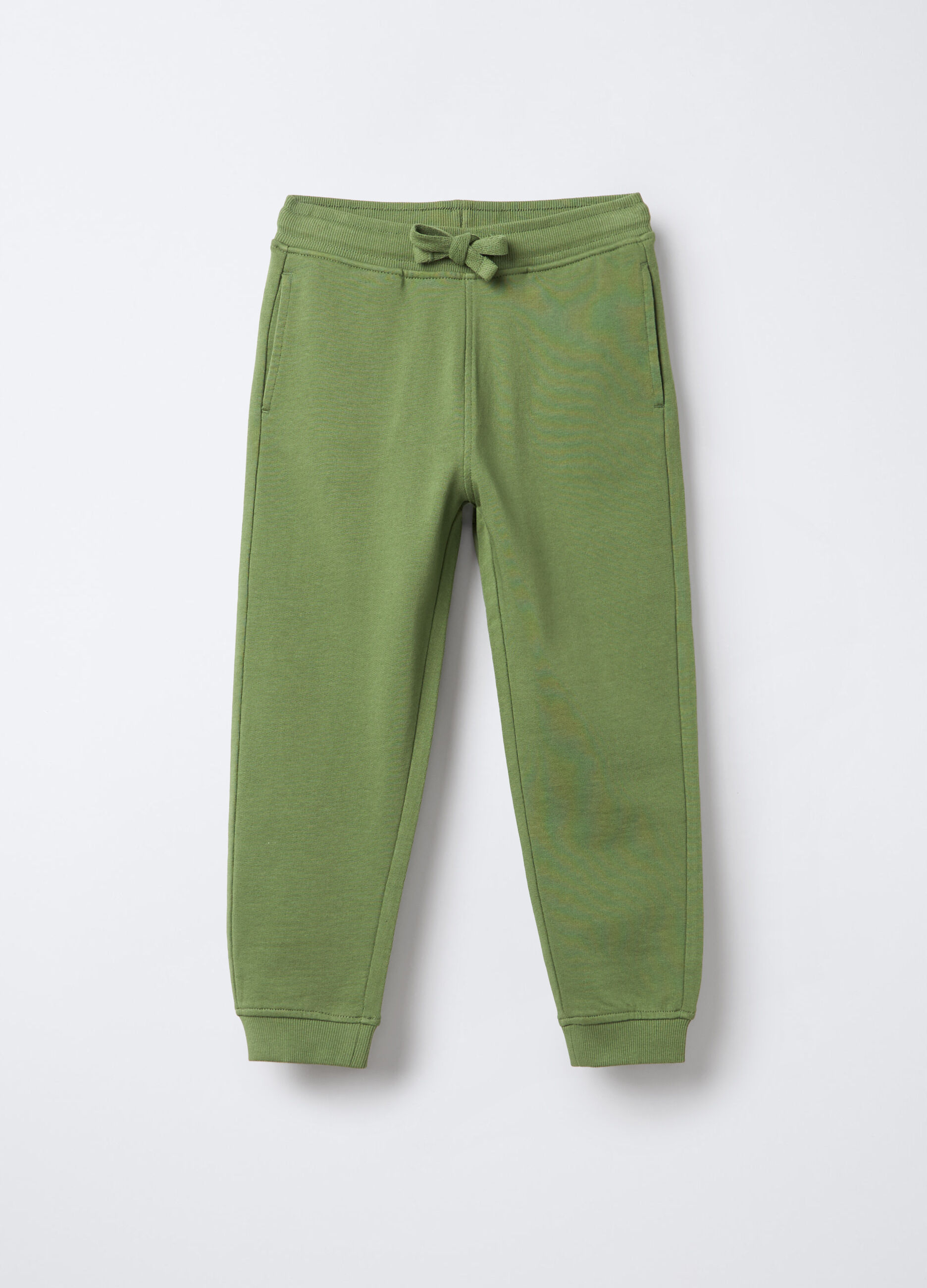 Jogger in cotone garzato Comfort Fit bambino_0
