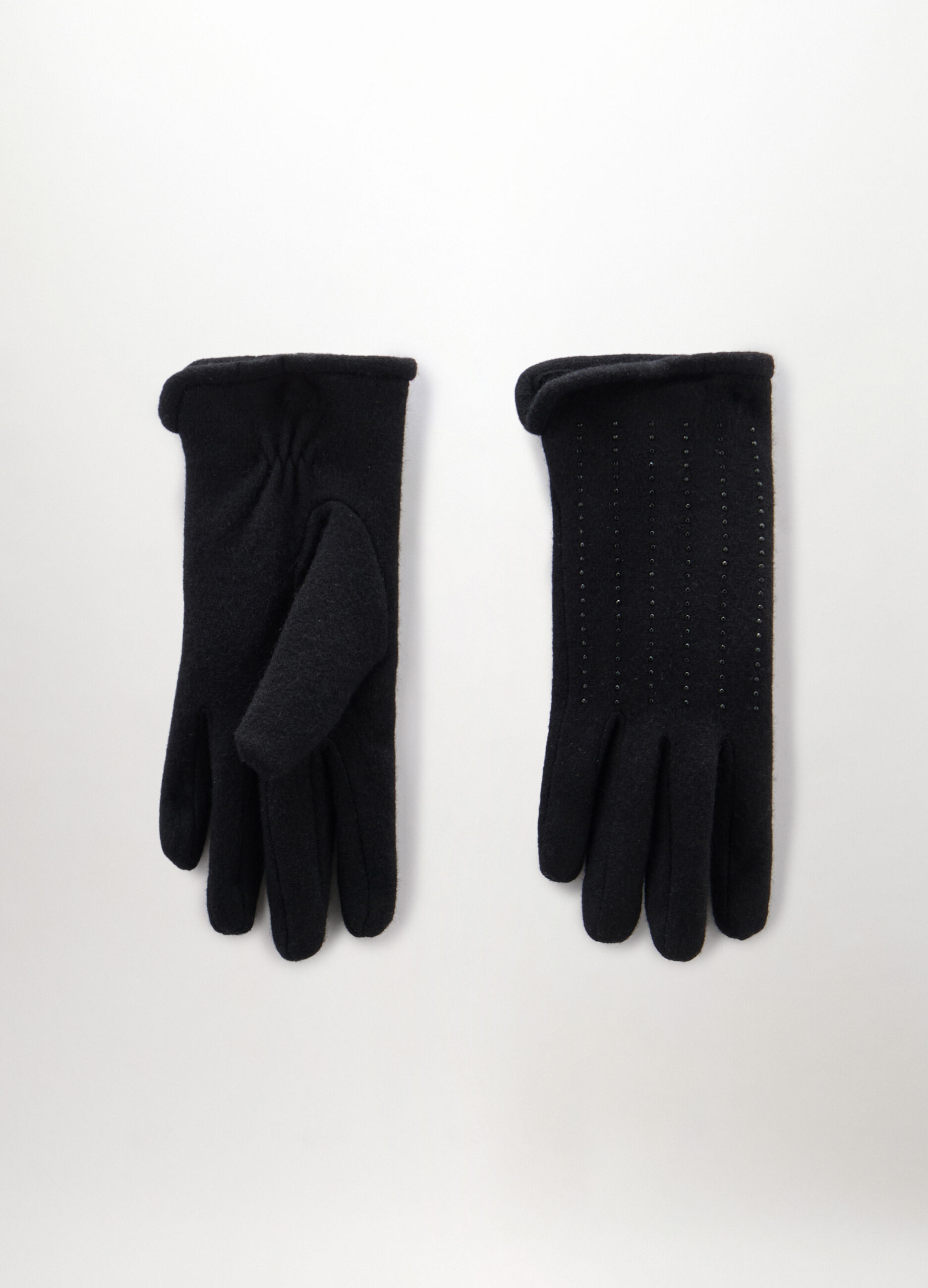 Guanti misto lana donna_0