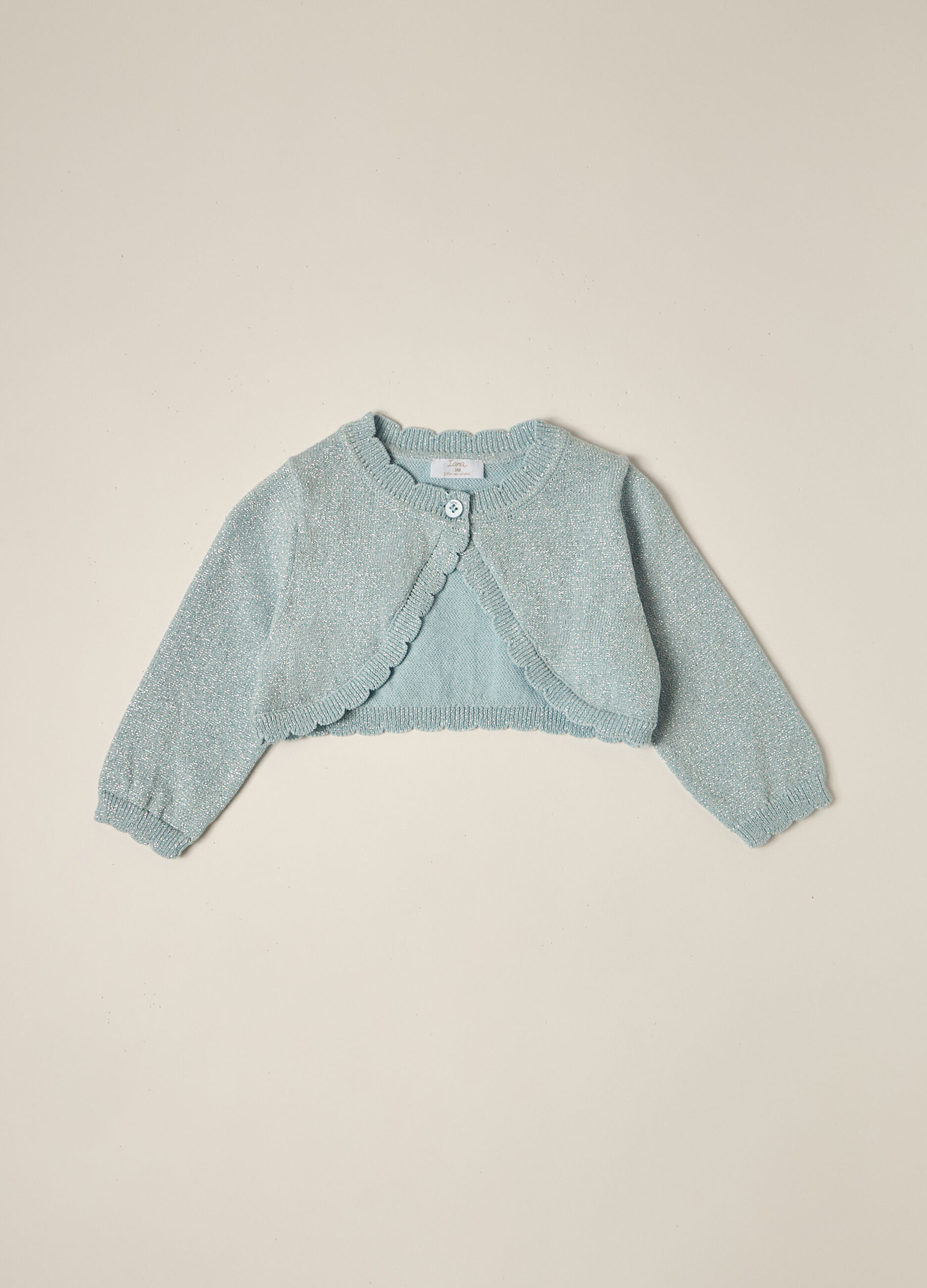 Cardigan in misto cotone IANA neonata_0