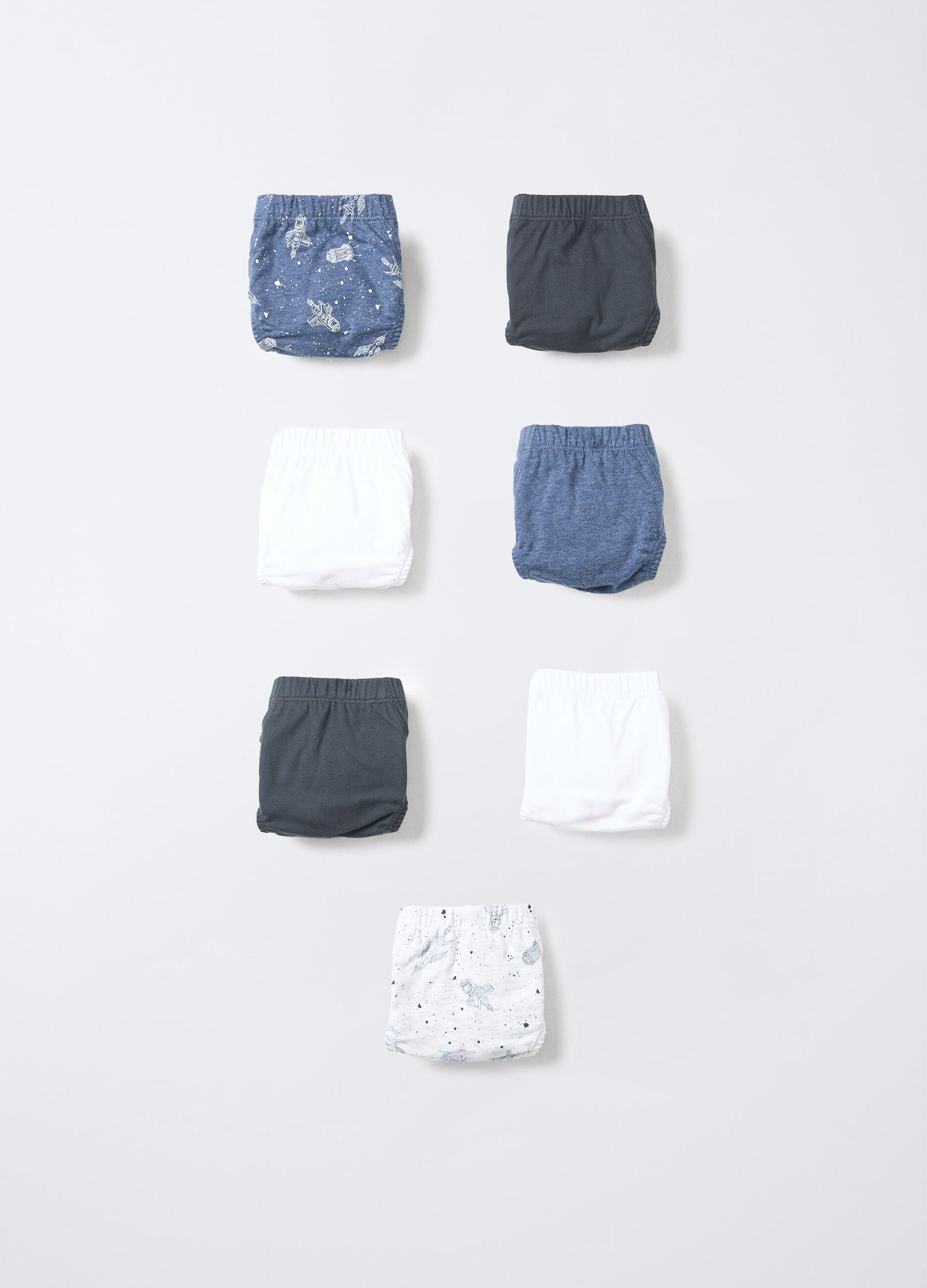 Pack 7 slip in jersey di puro cotone ragazzo_0