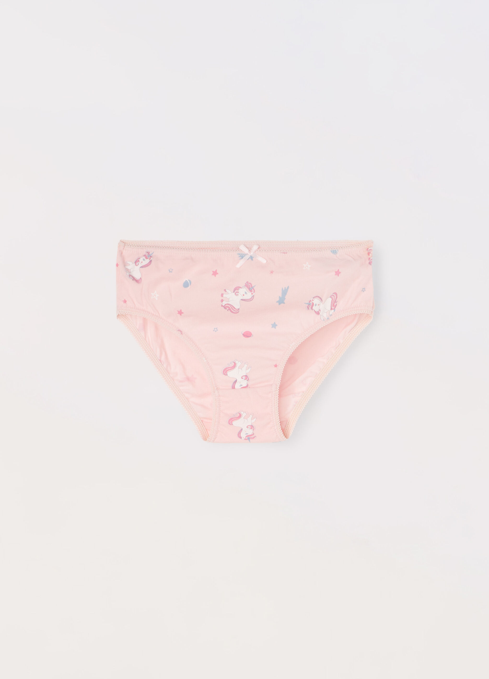 Pack 5 slip in jersey di puro cotone bambina_1