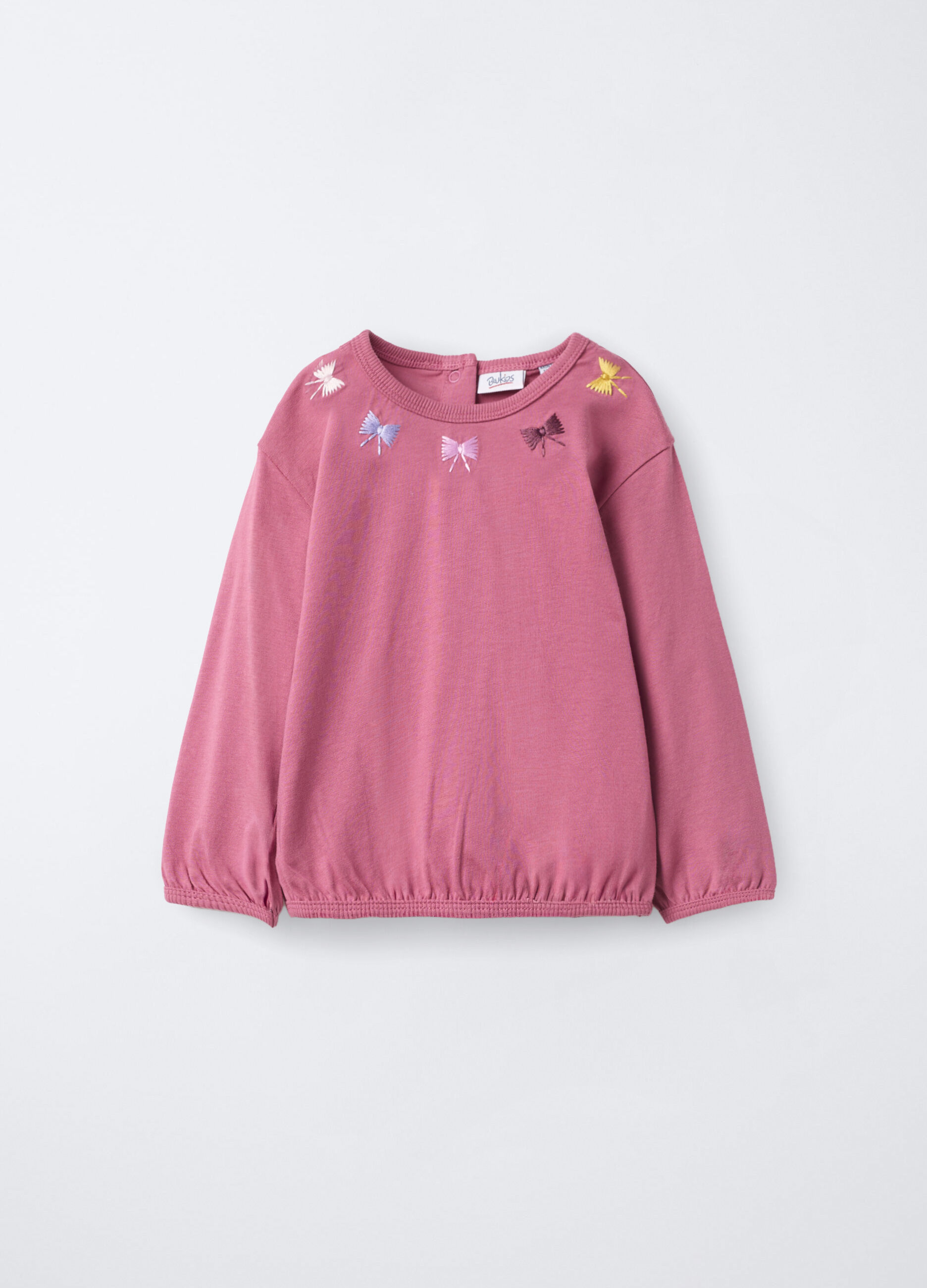 T-shirt in jersey di puro cotone bimba_0
