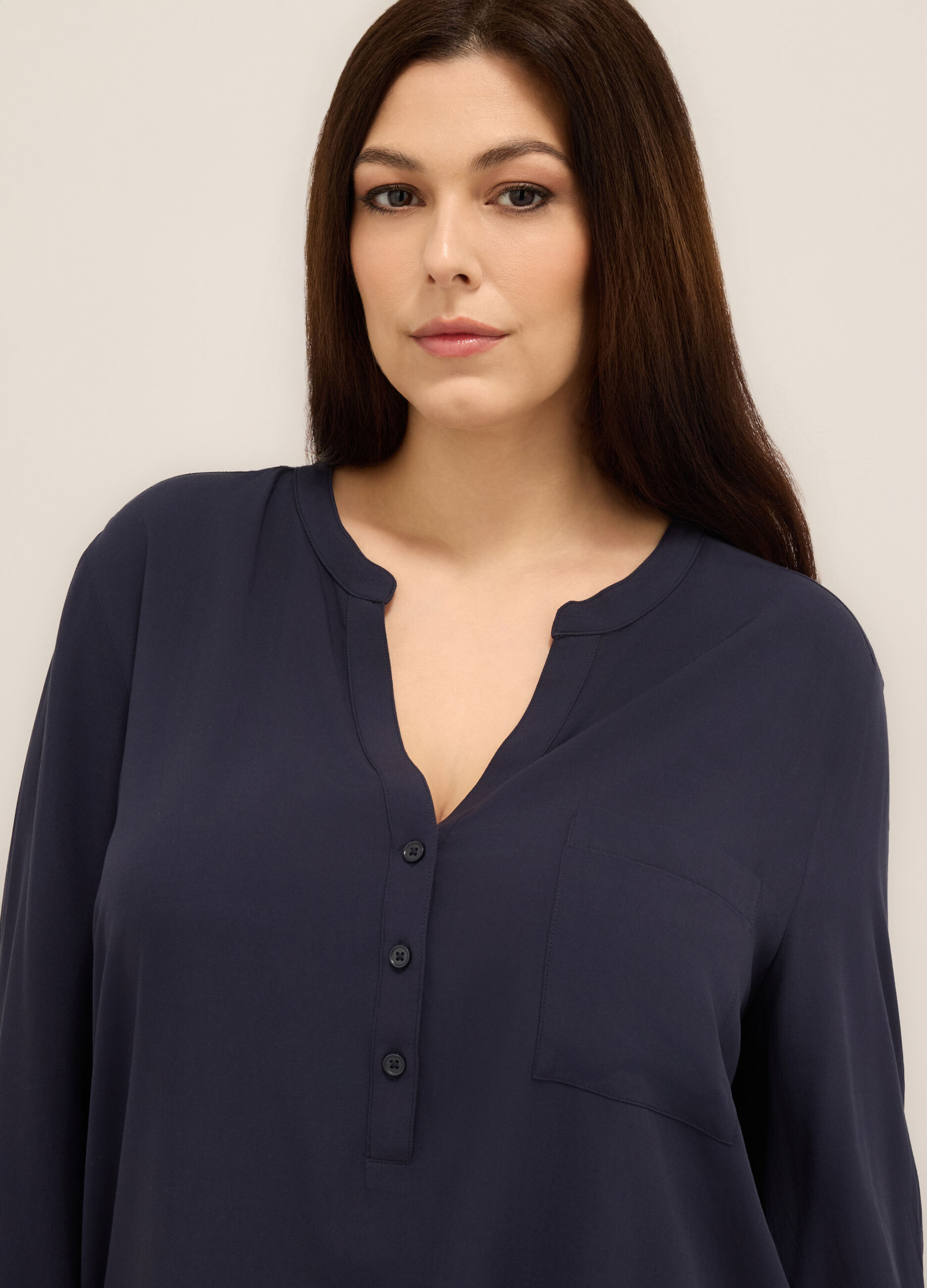Blusa in pura viscosa donna curvy_2