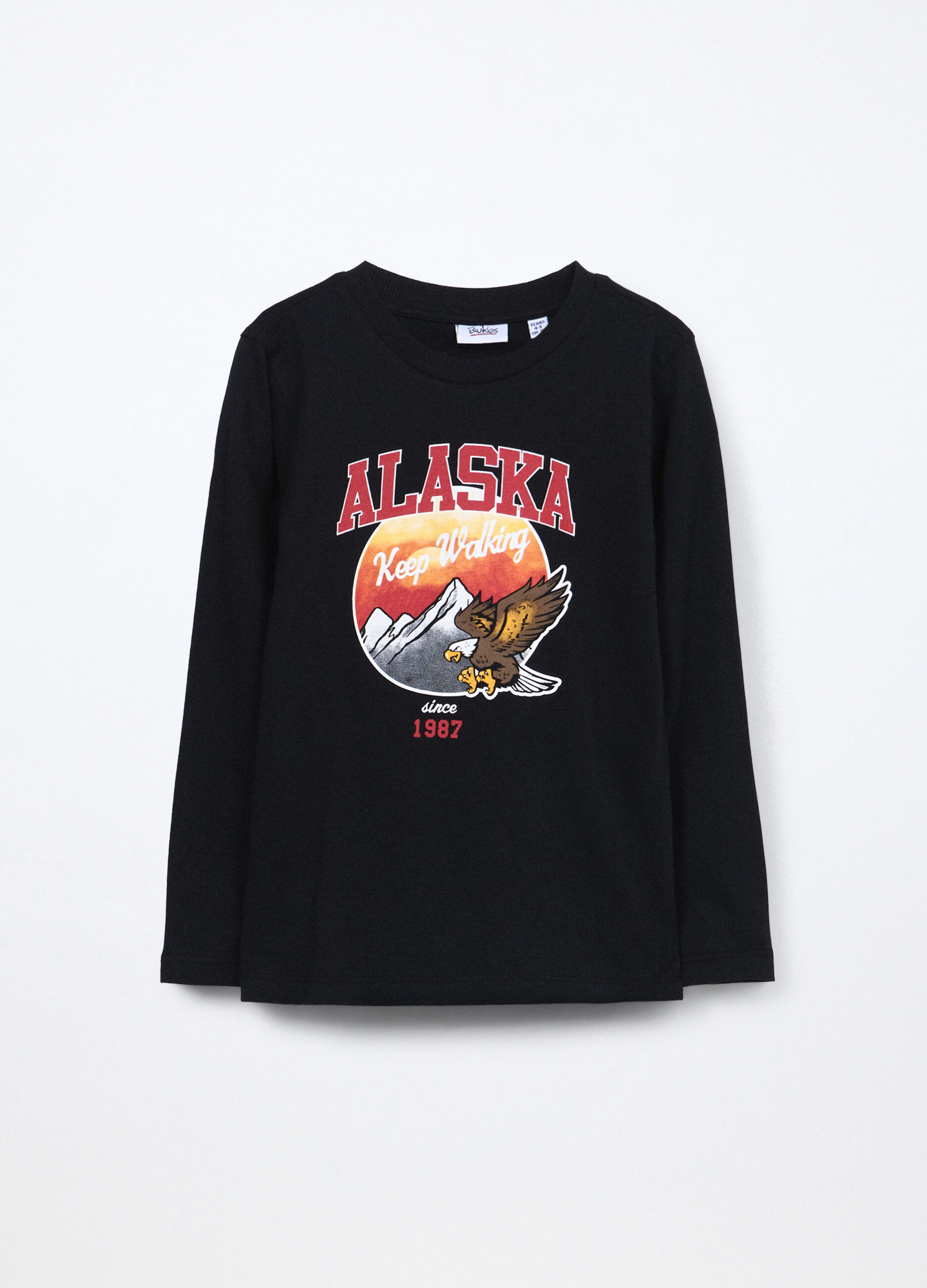 T-shirt in jersey di puro cotone bambino_0