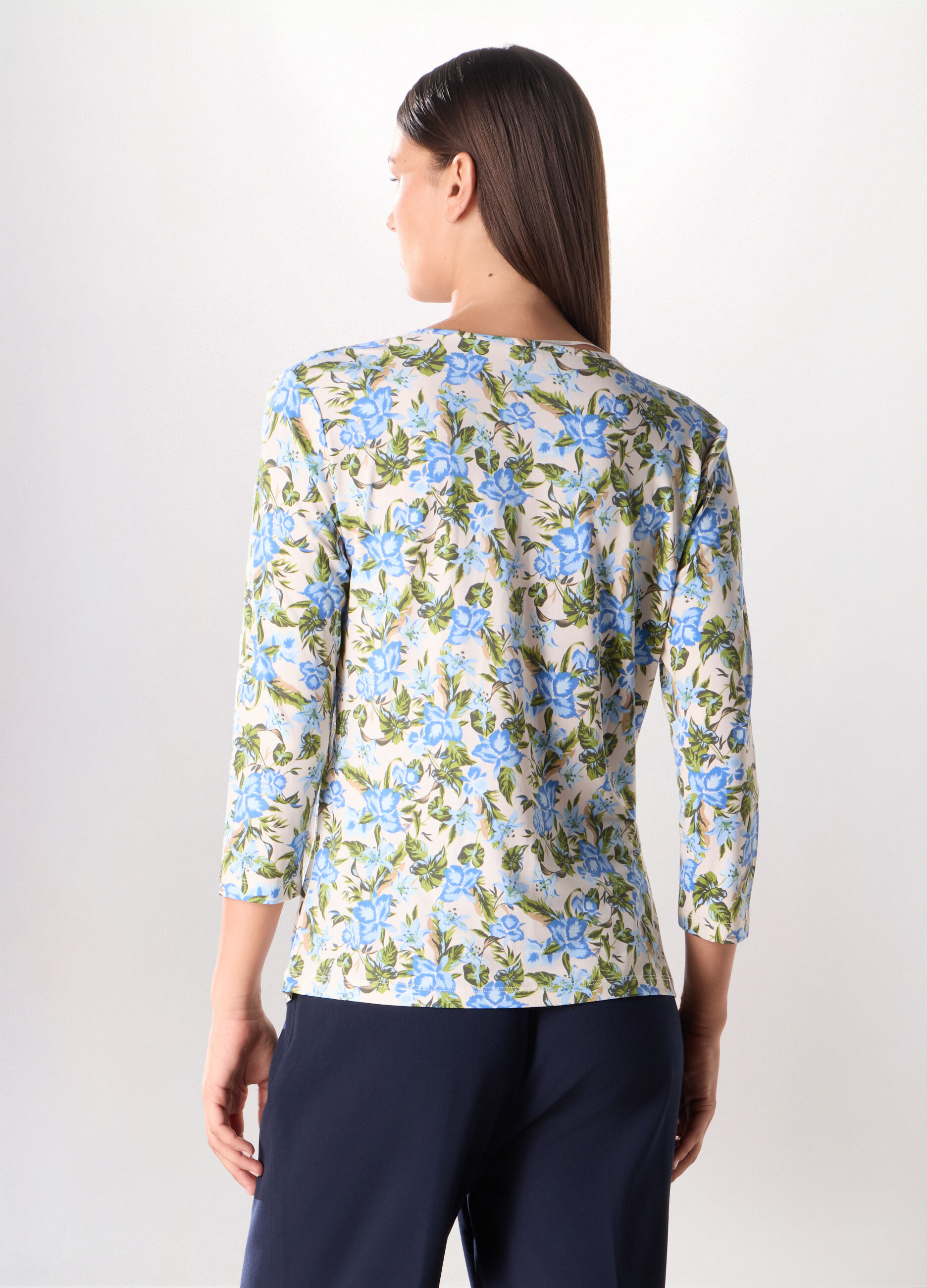 T-shirt con stampa donna_1