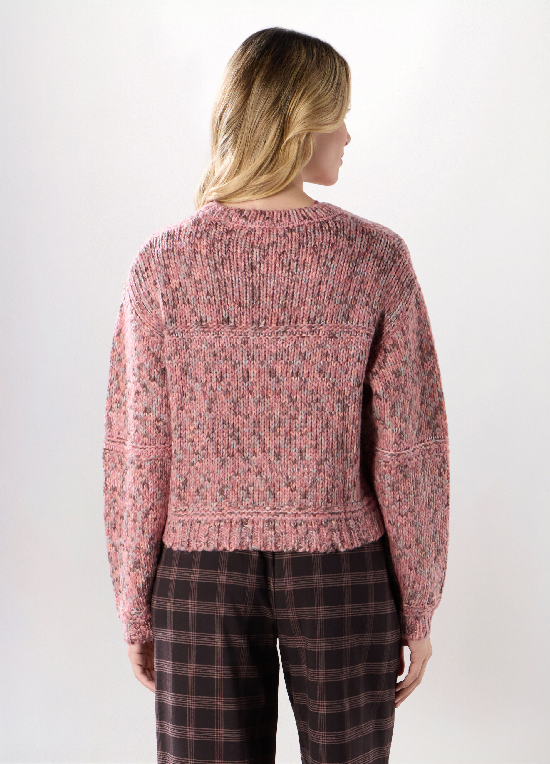 Pullover multicolor donna_1