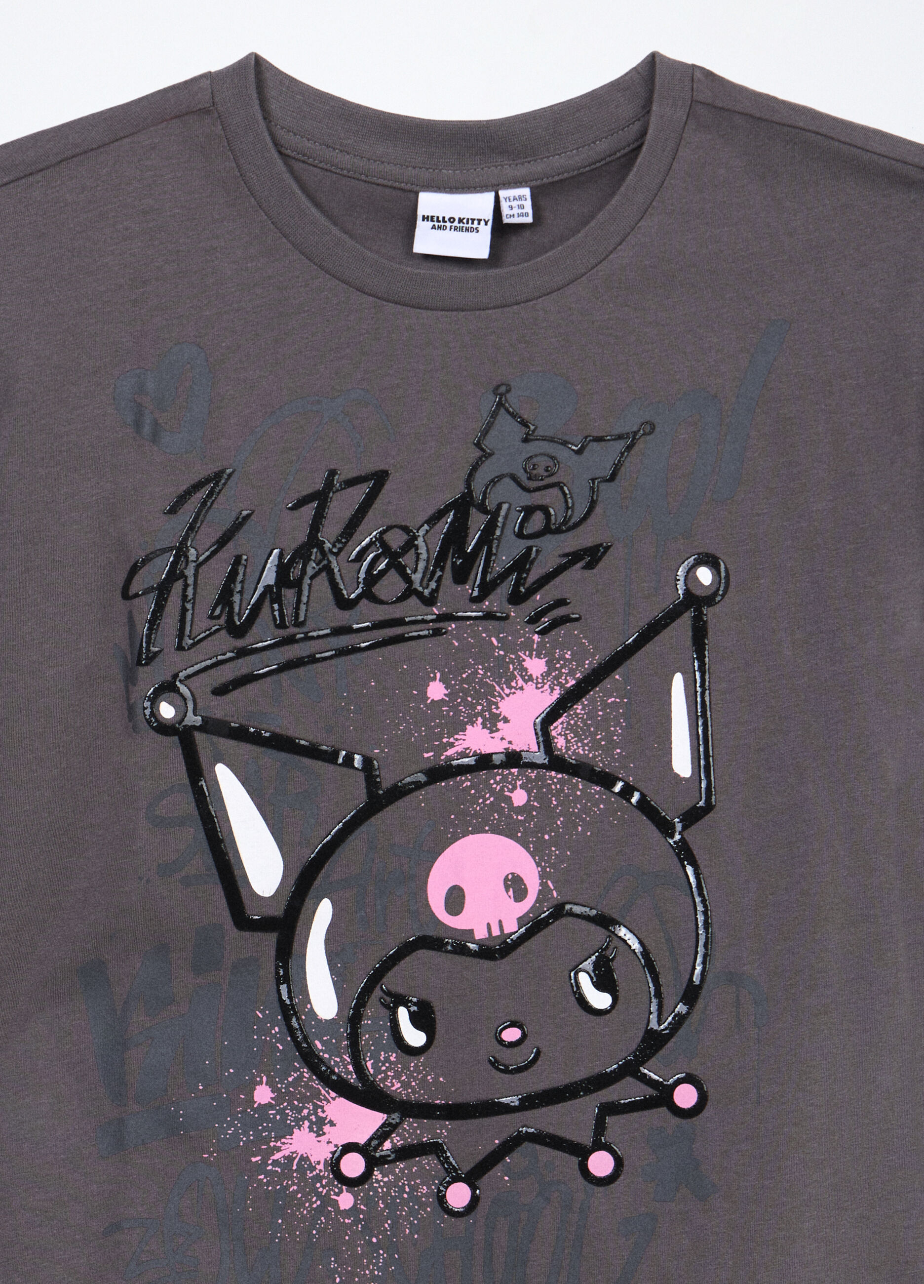 T-shirt Hello Kitty in jersey di puro cotone ragazza_2