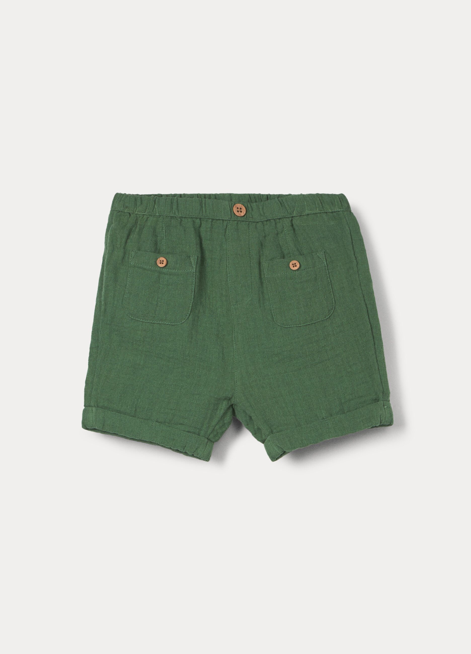 Shorts in puro cotone bimbo_0