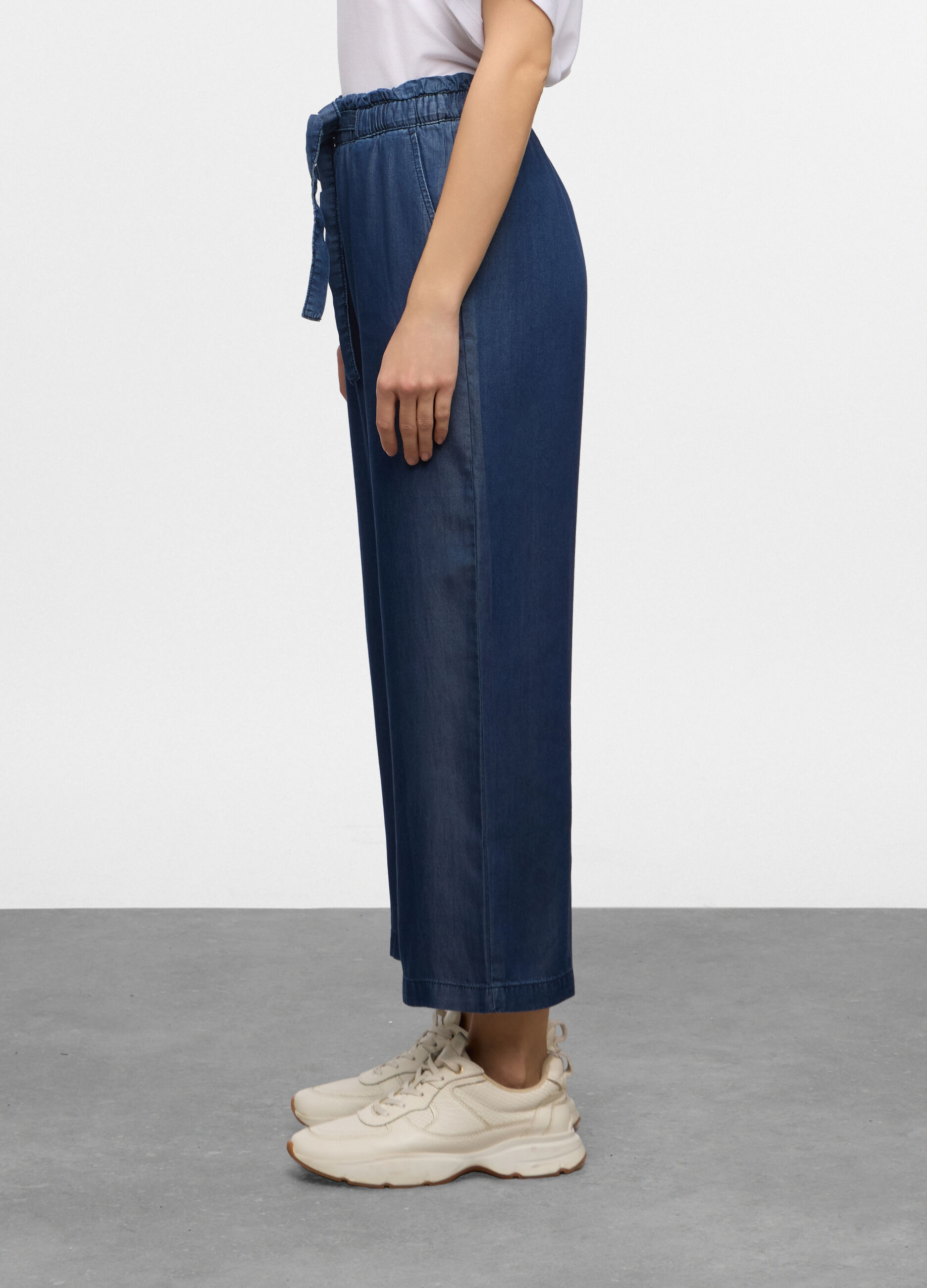 Jogger fit regular in Lyocell donna_2