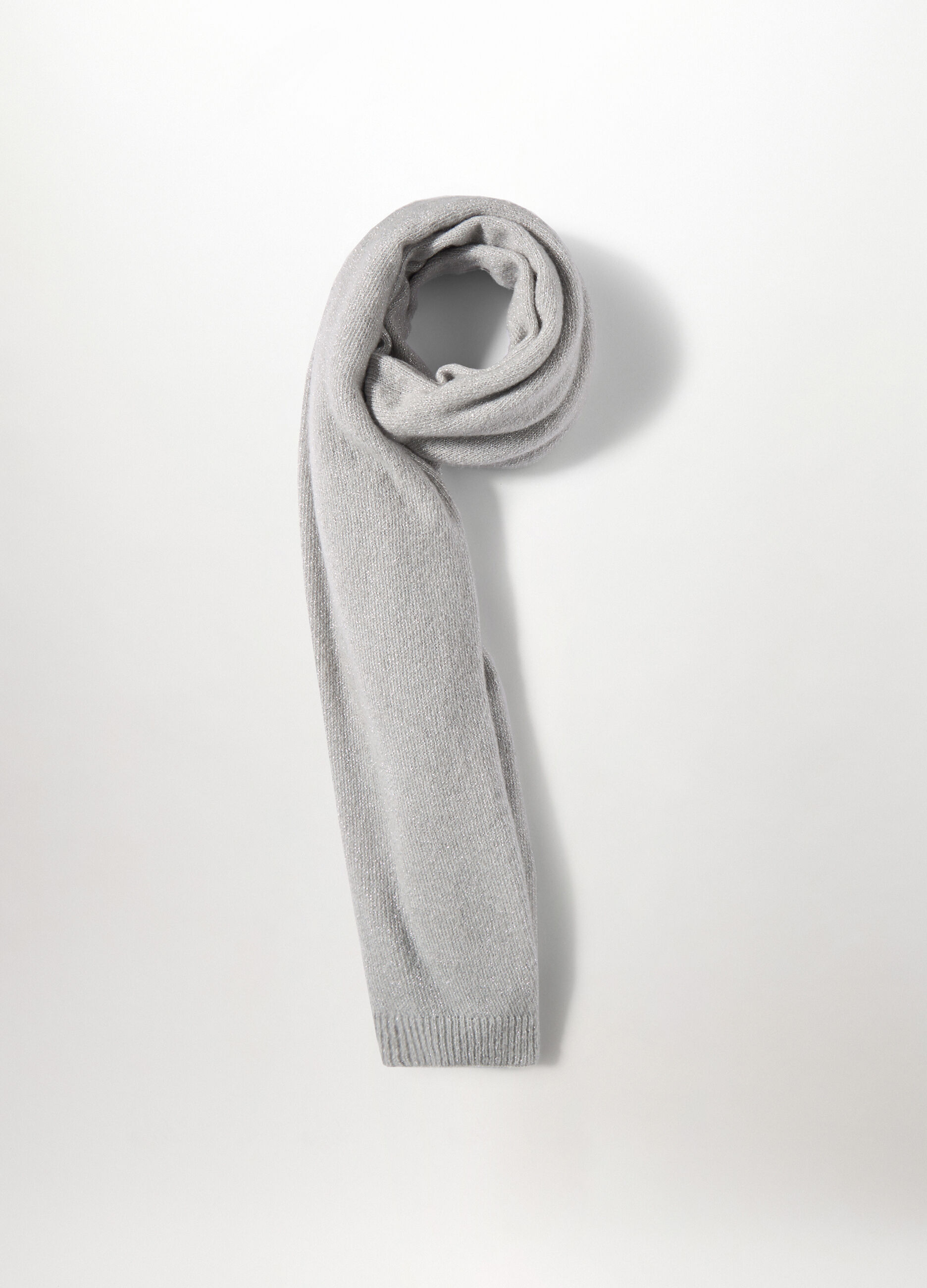 Sciarpa tricot in filo lurex donna_1