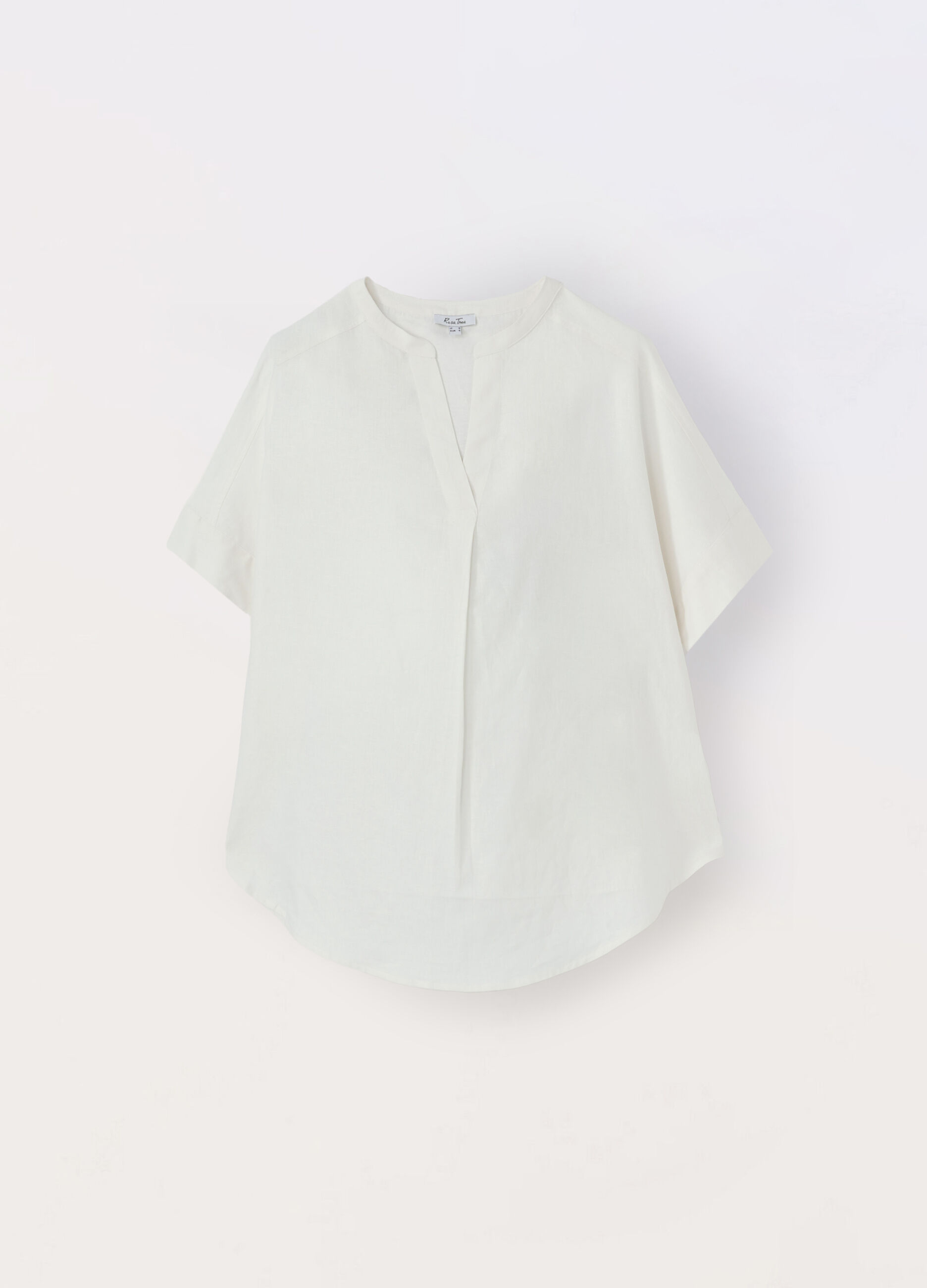Blusa misto lino donna curvy_0