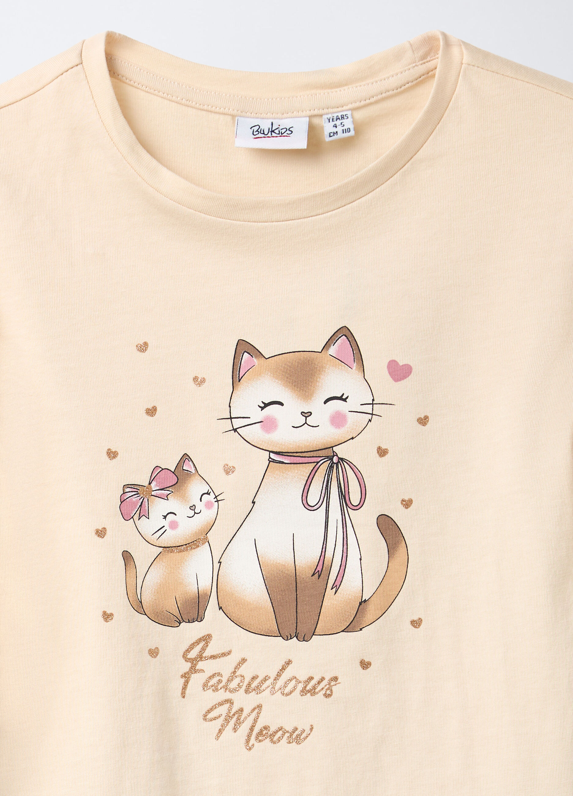 T-shirt in jersey di puro cotone bambina_2