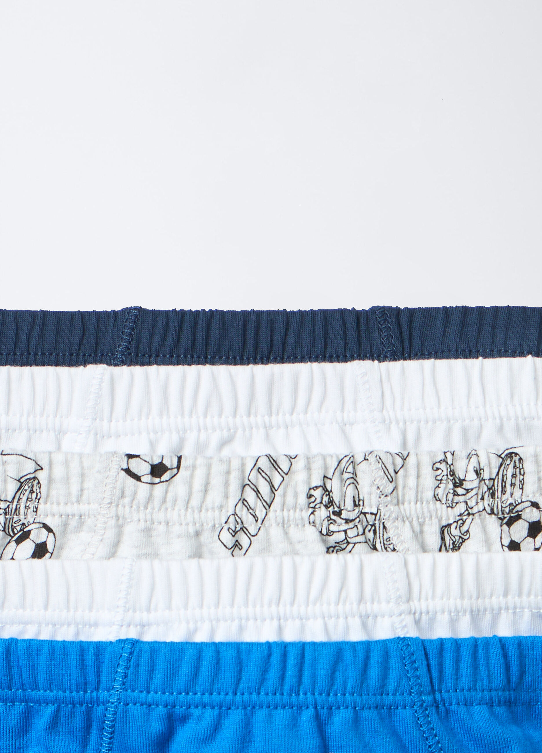 Pack 5 slip Sonic in jersey di puro cotone bambino_2