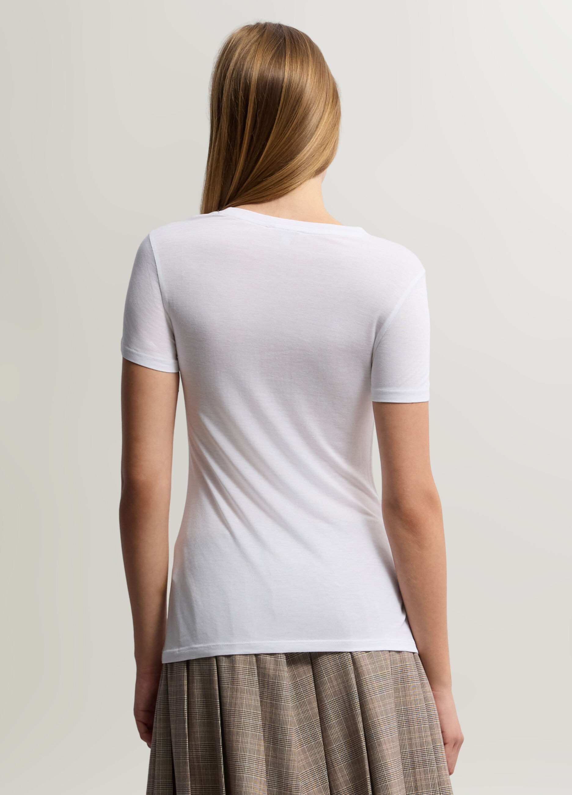 T-shirt girocollo donna_1