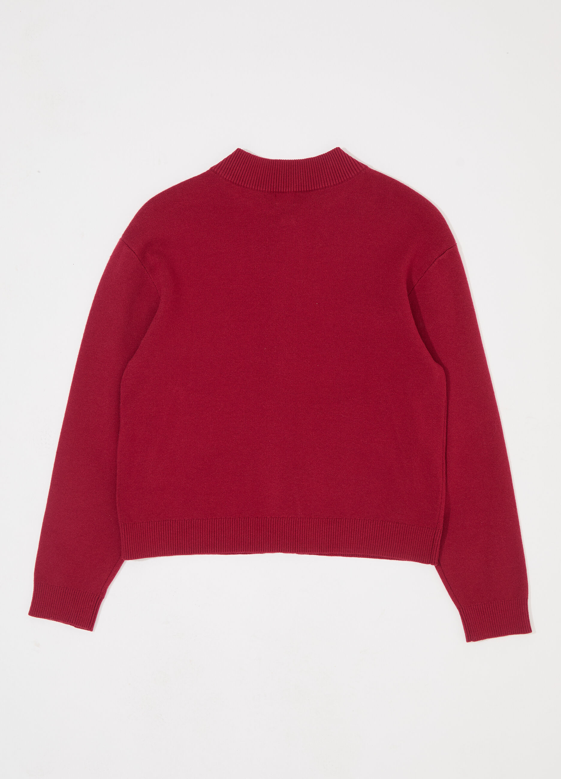 Bomber in tricot con zip donna_5