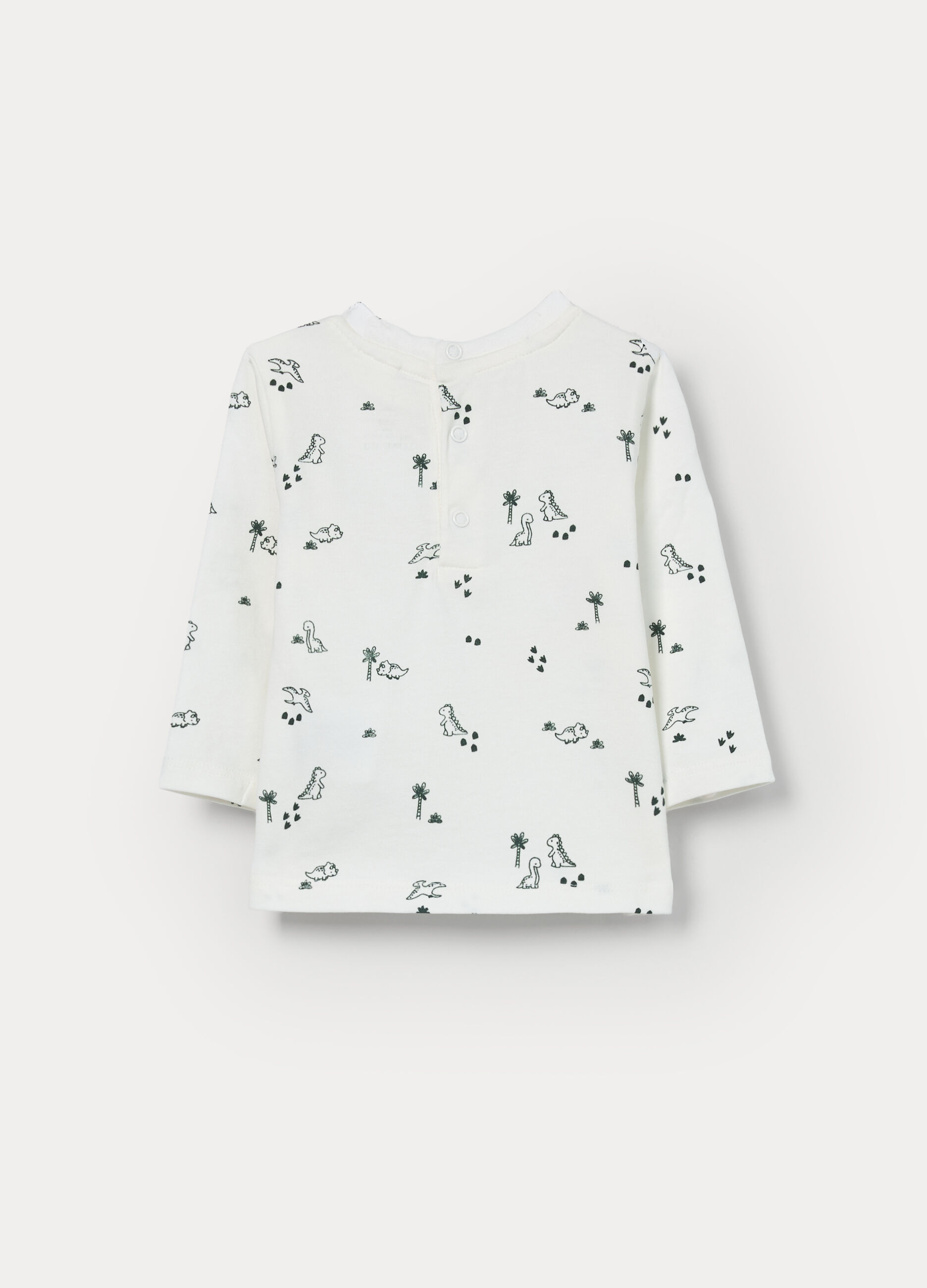 T-shirt in jersey di cotone stretch neonato_1