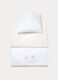 Set lenzuola in puro cotone ricamato_0