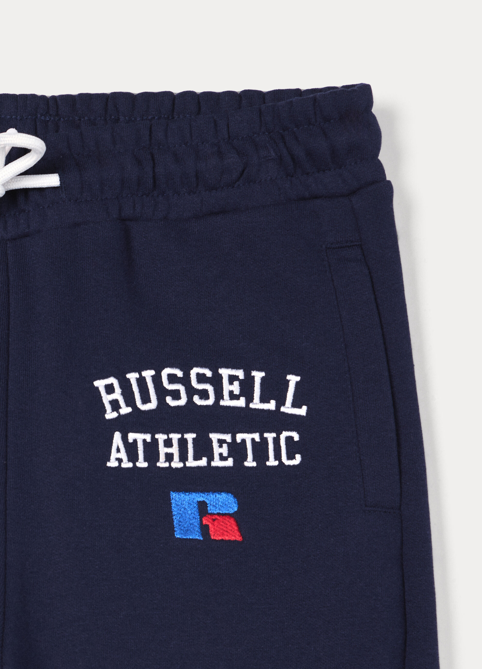 Jogger Russel Athletic in french terry misto cotone ragazzo_2