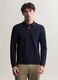 Polo a maniche lunghe in piquet di cotone uomo_0